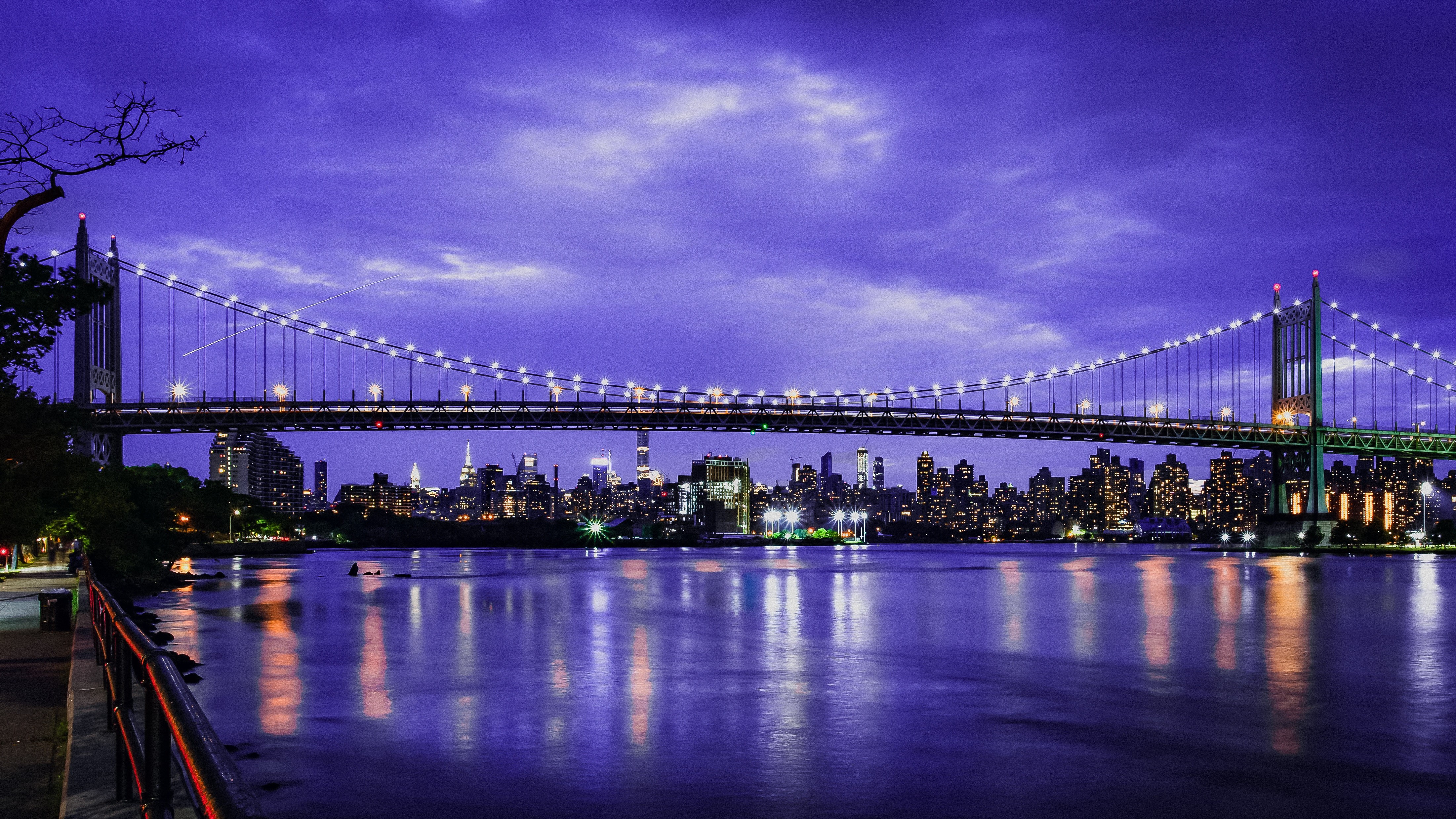 new york, bridge, world, hd, HD Wallpaper