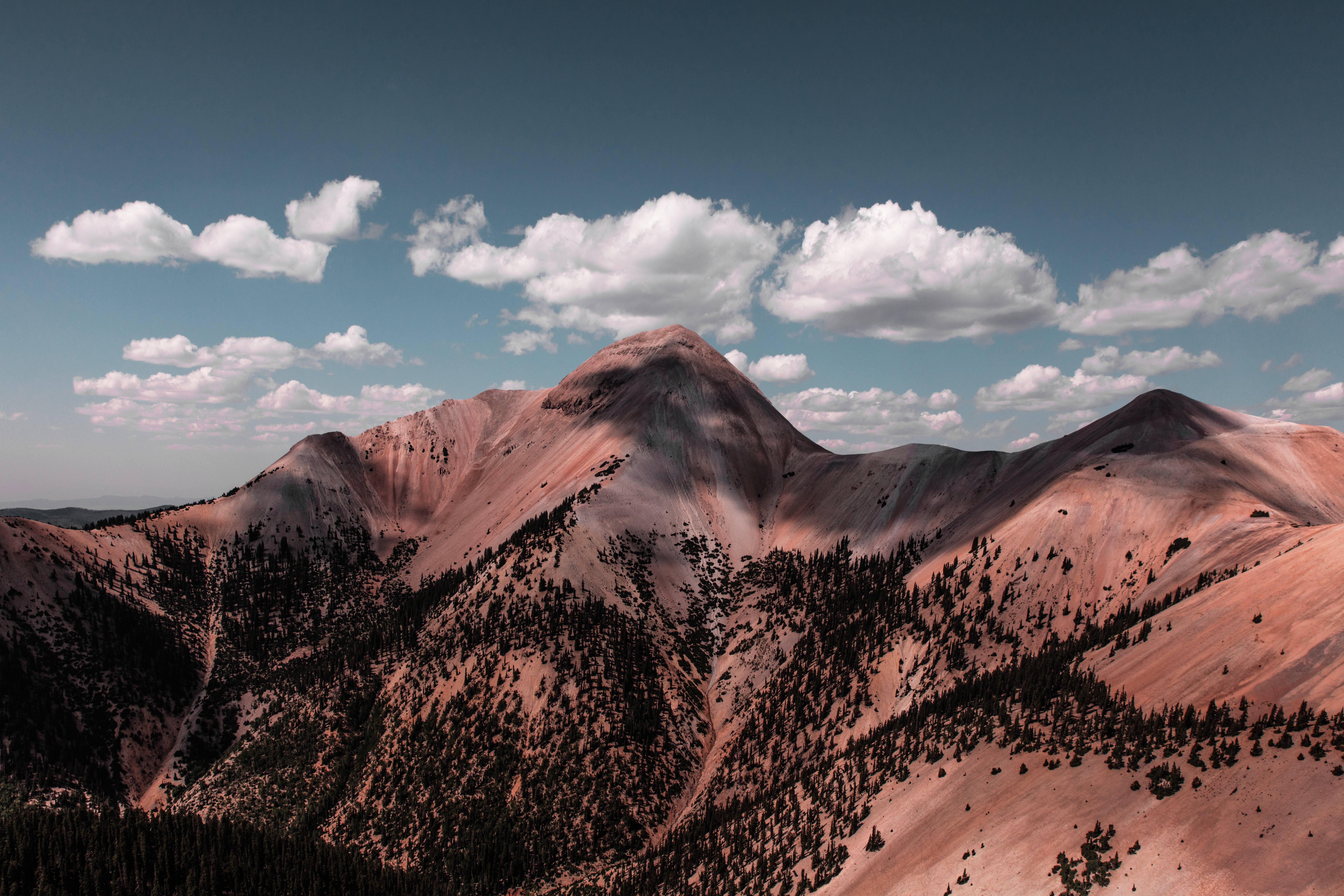 mountains, clouds, nature, hd, 4k, 5k, 8k, HD Wallpaper