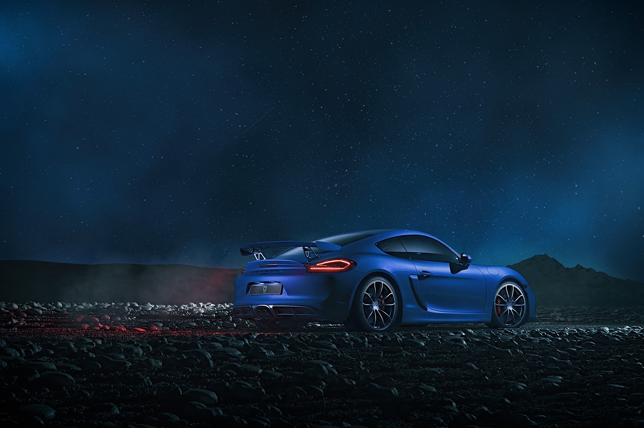 porsche 911, porsche, cars, blue, hd, artist, behance, HD Wallpaper