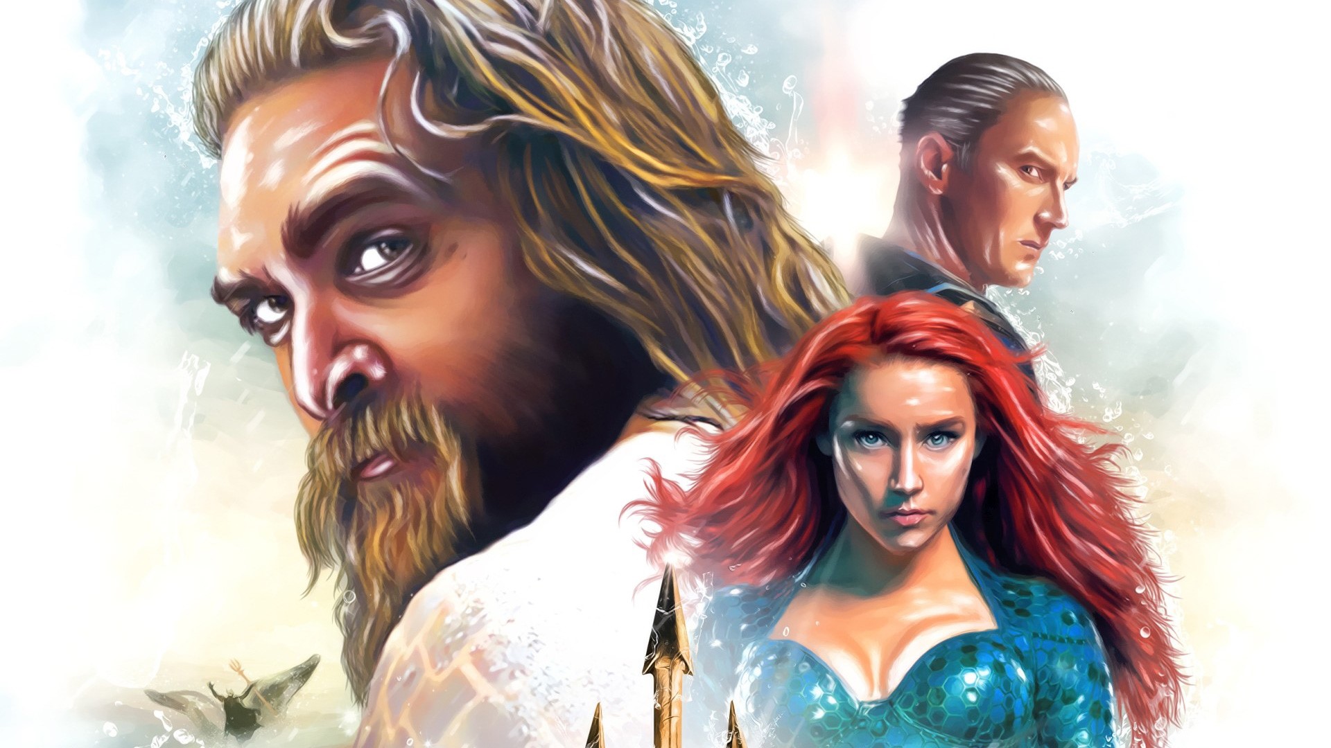 aquaman movie, 2018 movies, movies, hd, mera, aquaman, ocean master, HD Wallpaper