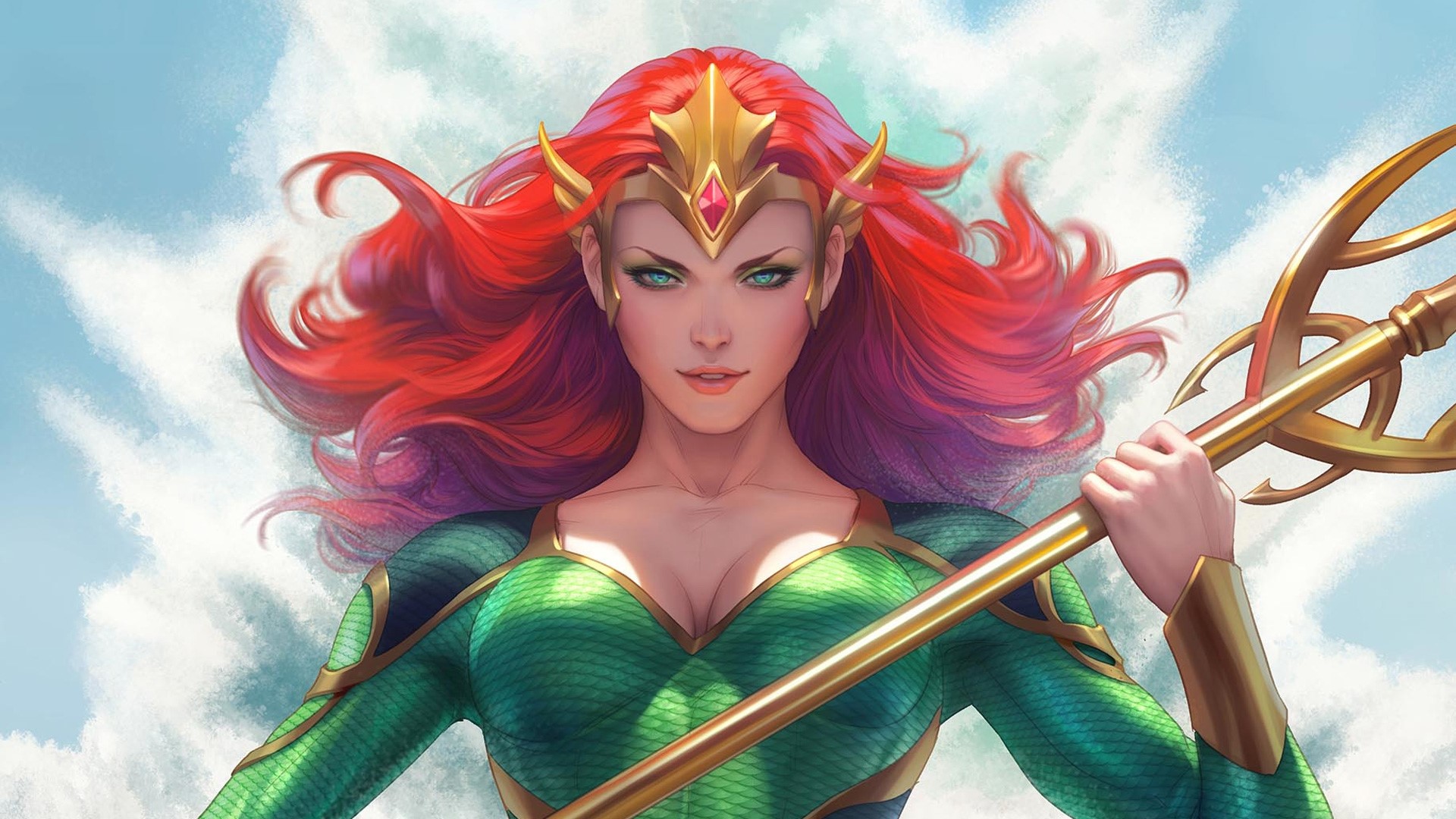mera, hd, artwork, superheroes, digital art, deviantart, HD Wallpaper