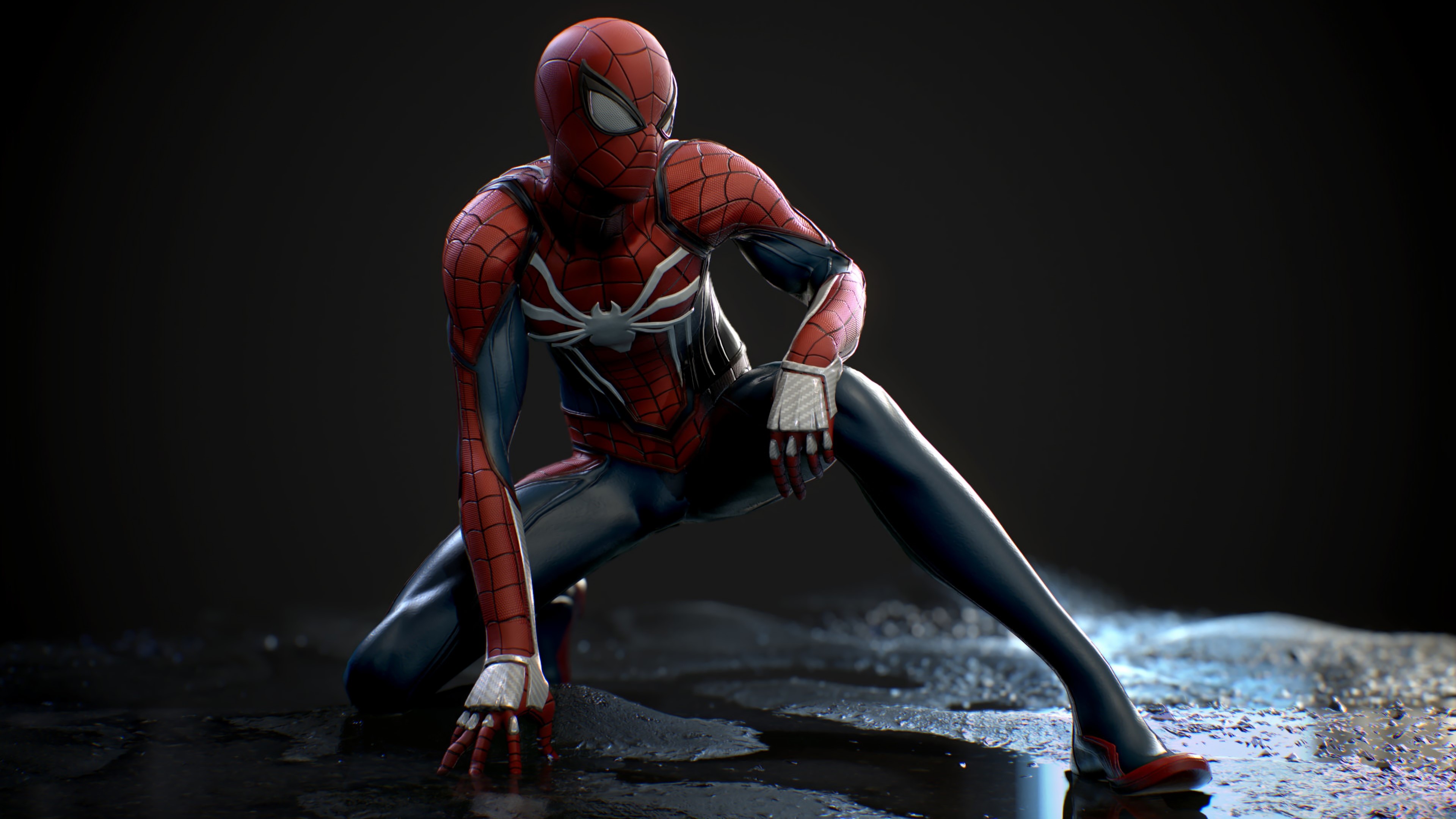 spiderman ps4, spiderman, games, hd, 4k, 2018 games, ps games, HD Wallpaper