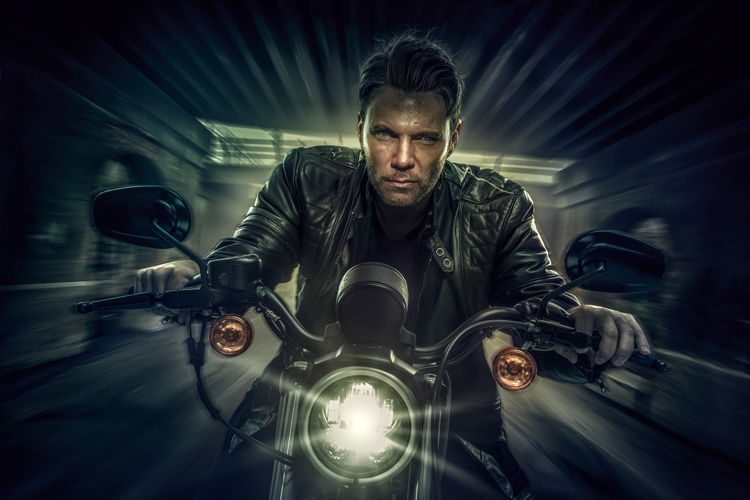 harley davidson, bikes, hd, artist, digital art, artwork, behance, HD Wallpaper