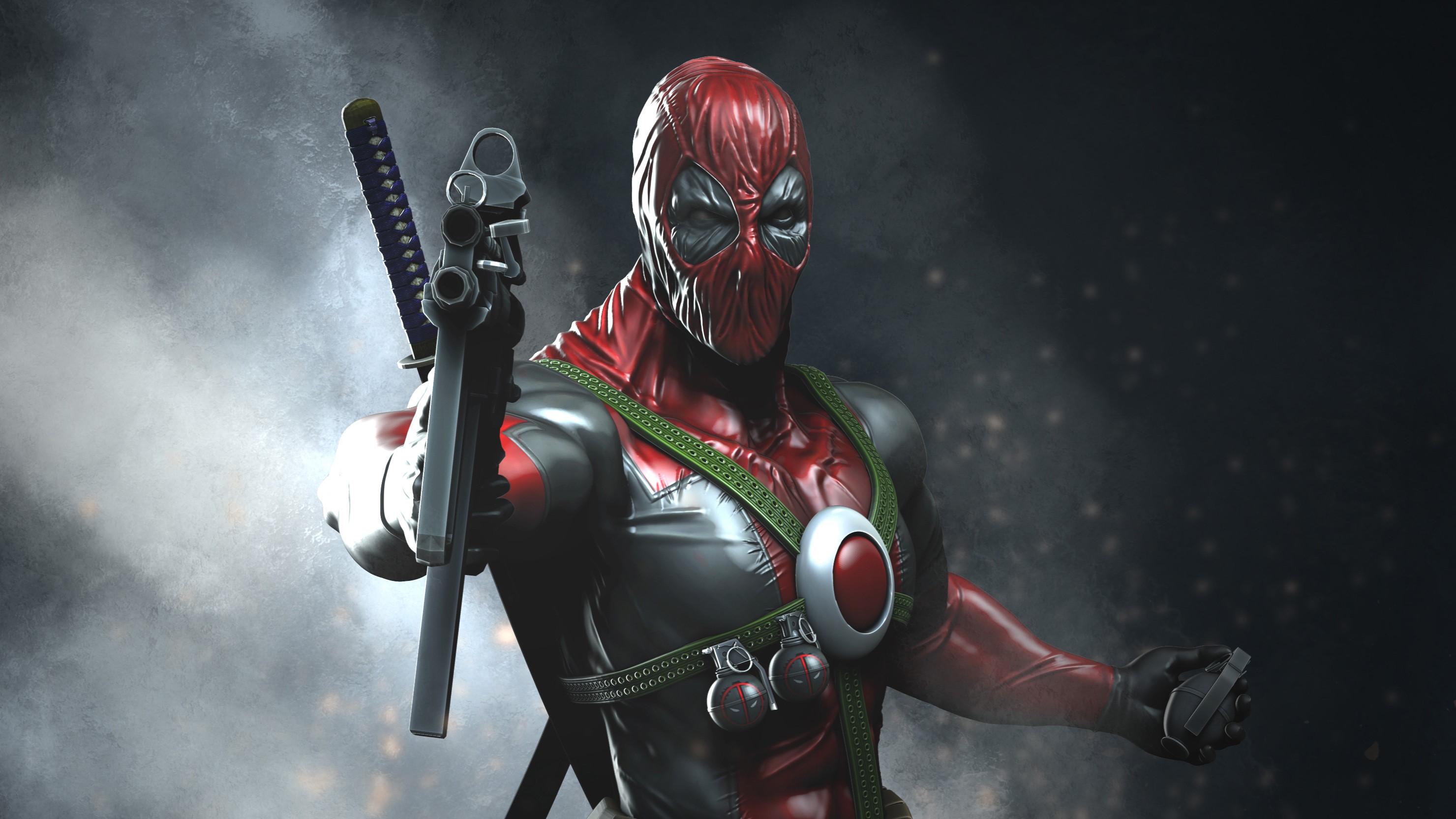 deadpool, hd, artwork, artist, digital art, superheroes, deviantart, HD Wallpaper