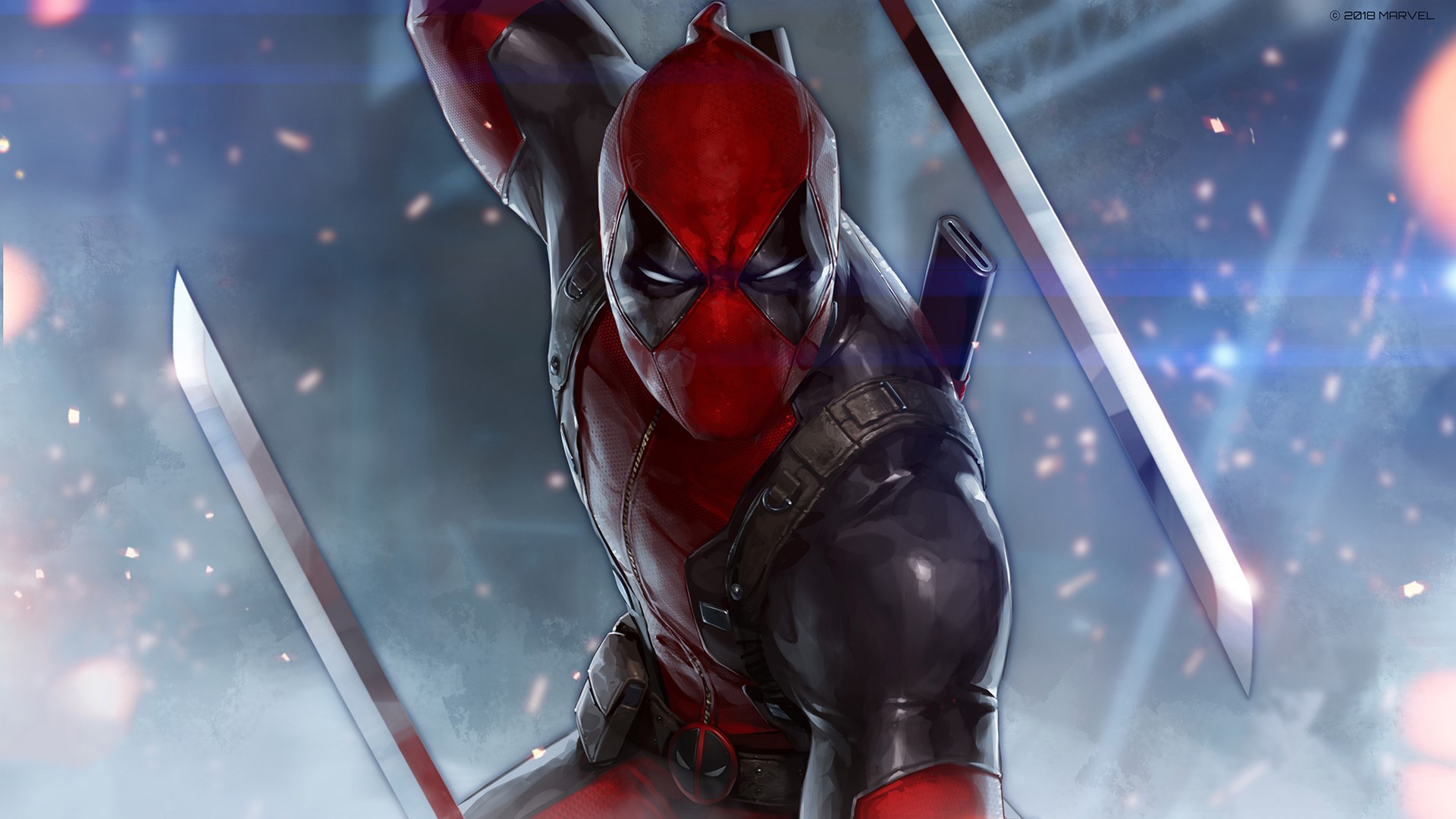 deadpool, marvel future fight, games, hd, superheroes, HD Wallpaper