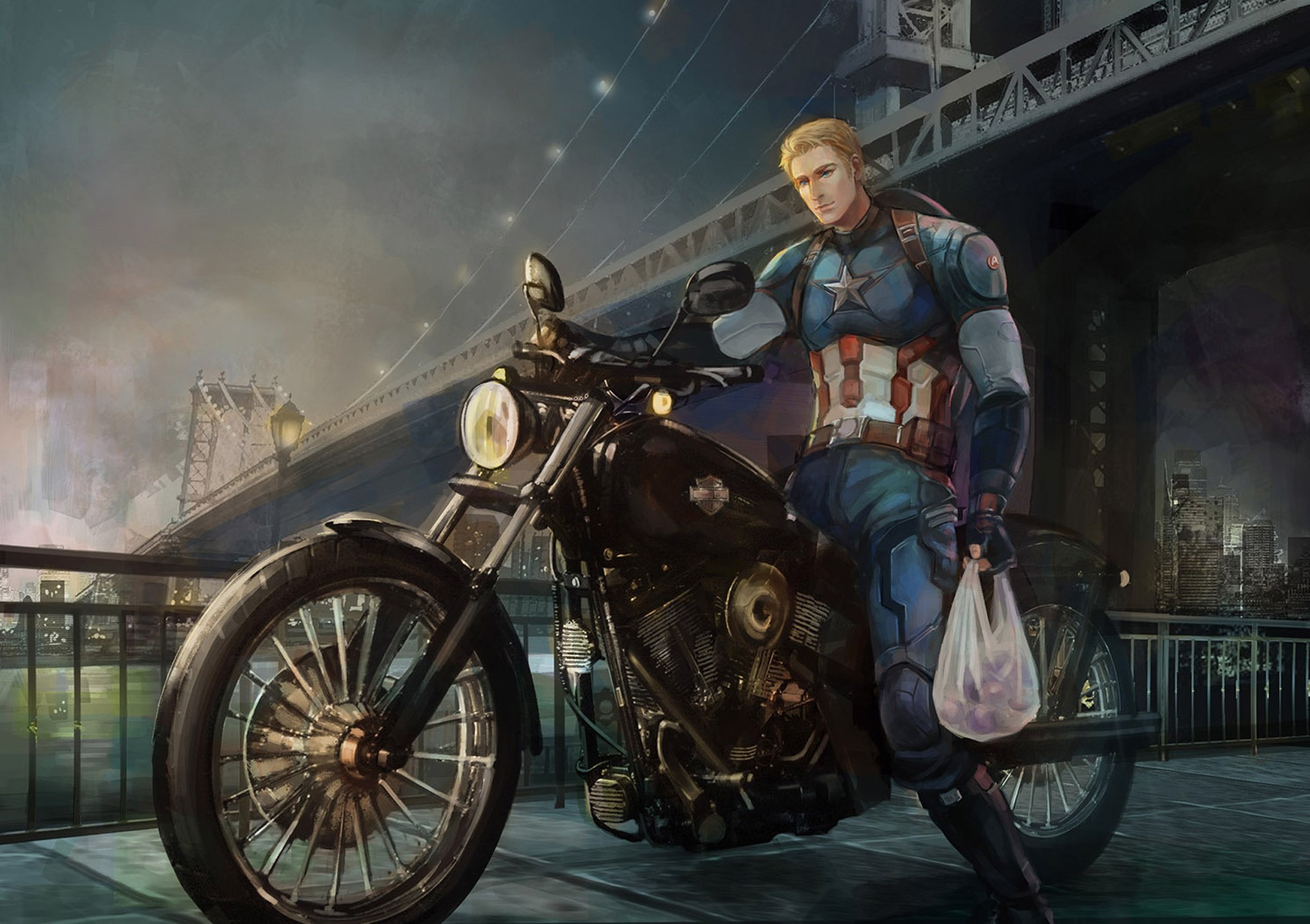 captain america, hd, artwork, artist, digital art, deviantart, superheroes, HD Wallpaper