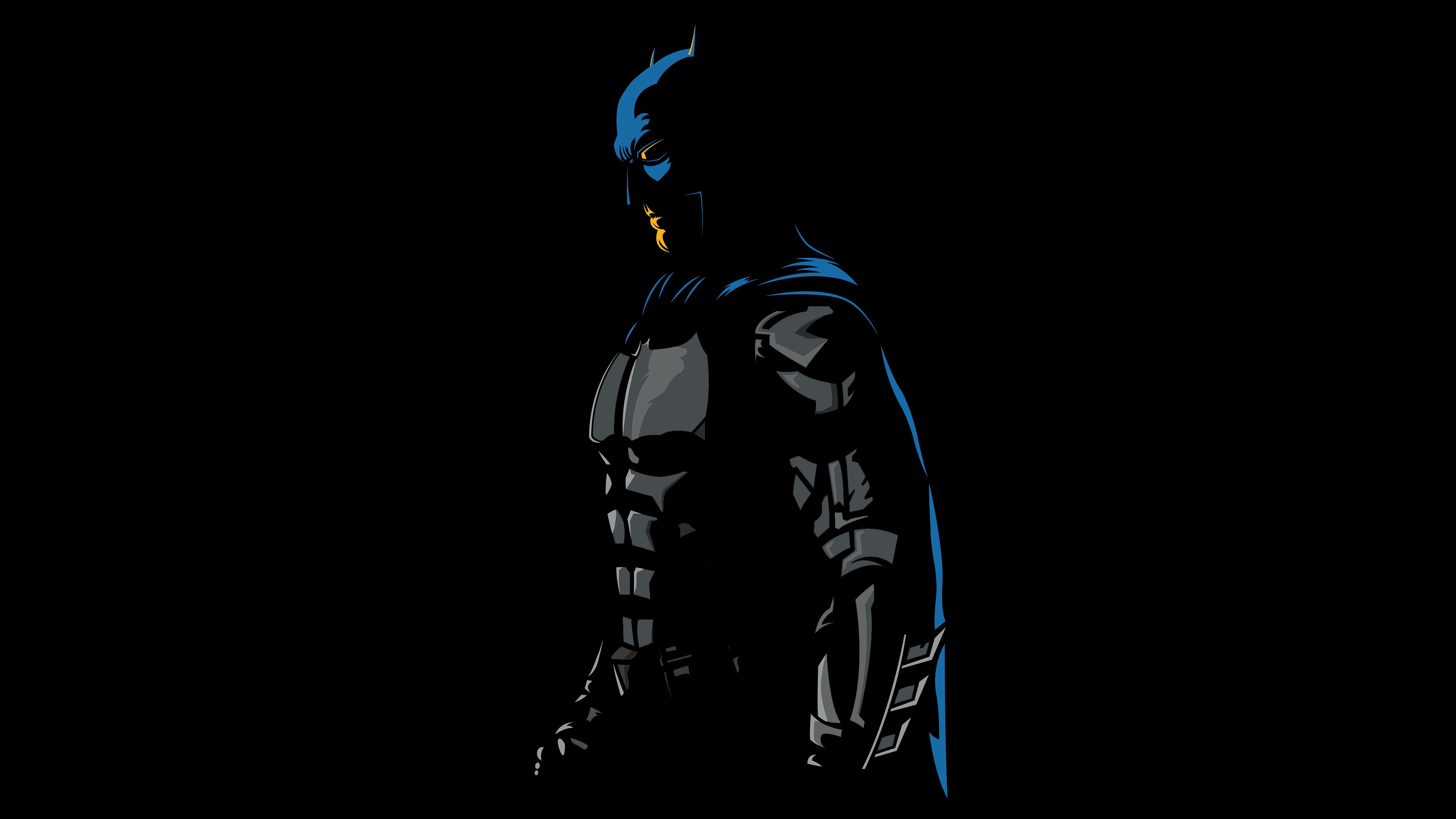 batman, minimalism, 4k, hd, artwork, artist, digital art, superheroes, behance, HD Wallpaper