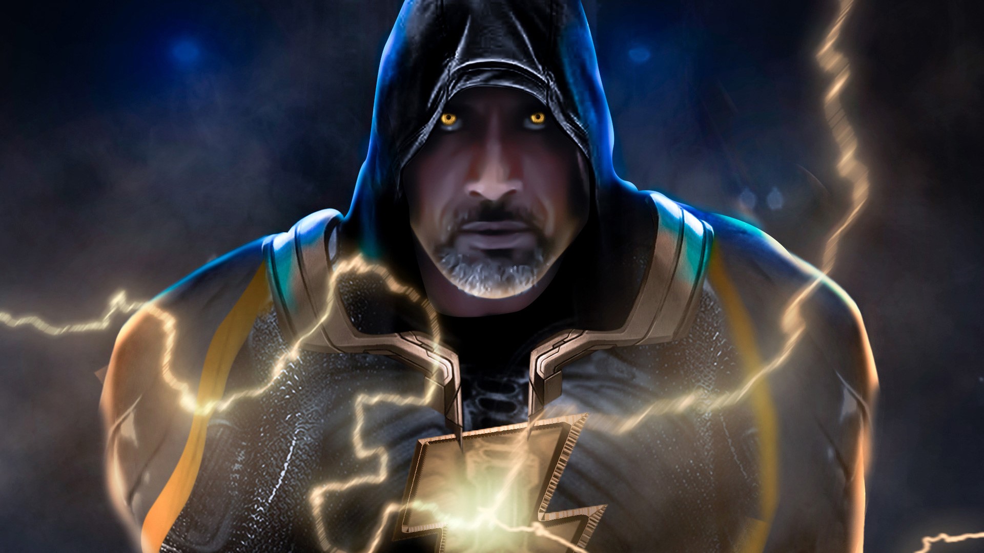 black adam, hd, superheroes, artwork, artist, digital art, artstation, shazam movie, HD Wallpaper