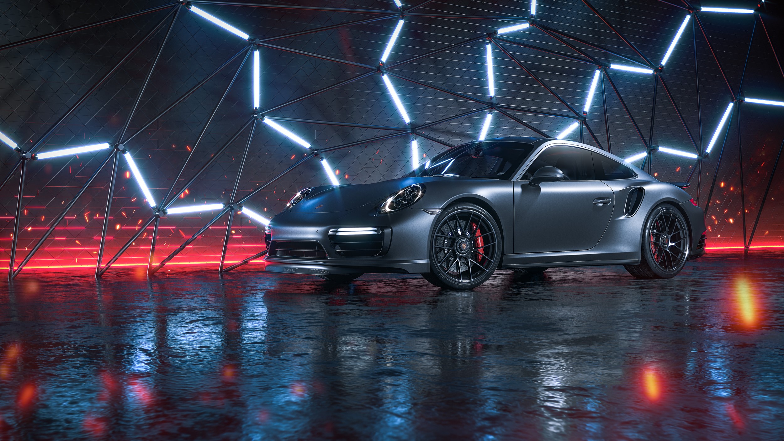 porsche 911, porsche, cgi, cars, hd, behance, HD Wallpaper