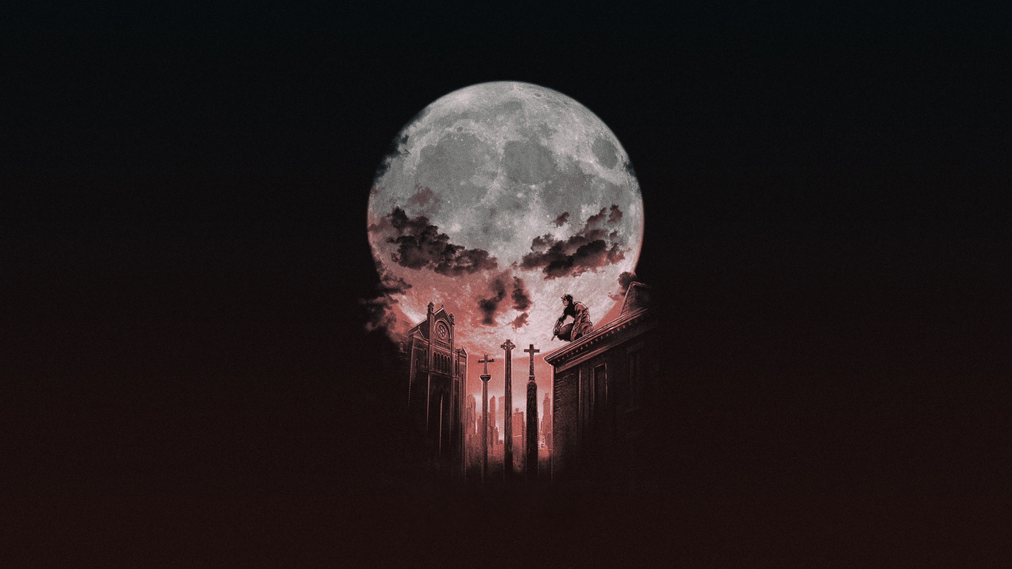 punisher, tv shows, hd, 4k, artwork, digital art, daredevil, skull, HD Wallpaper