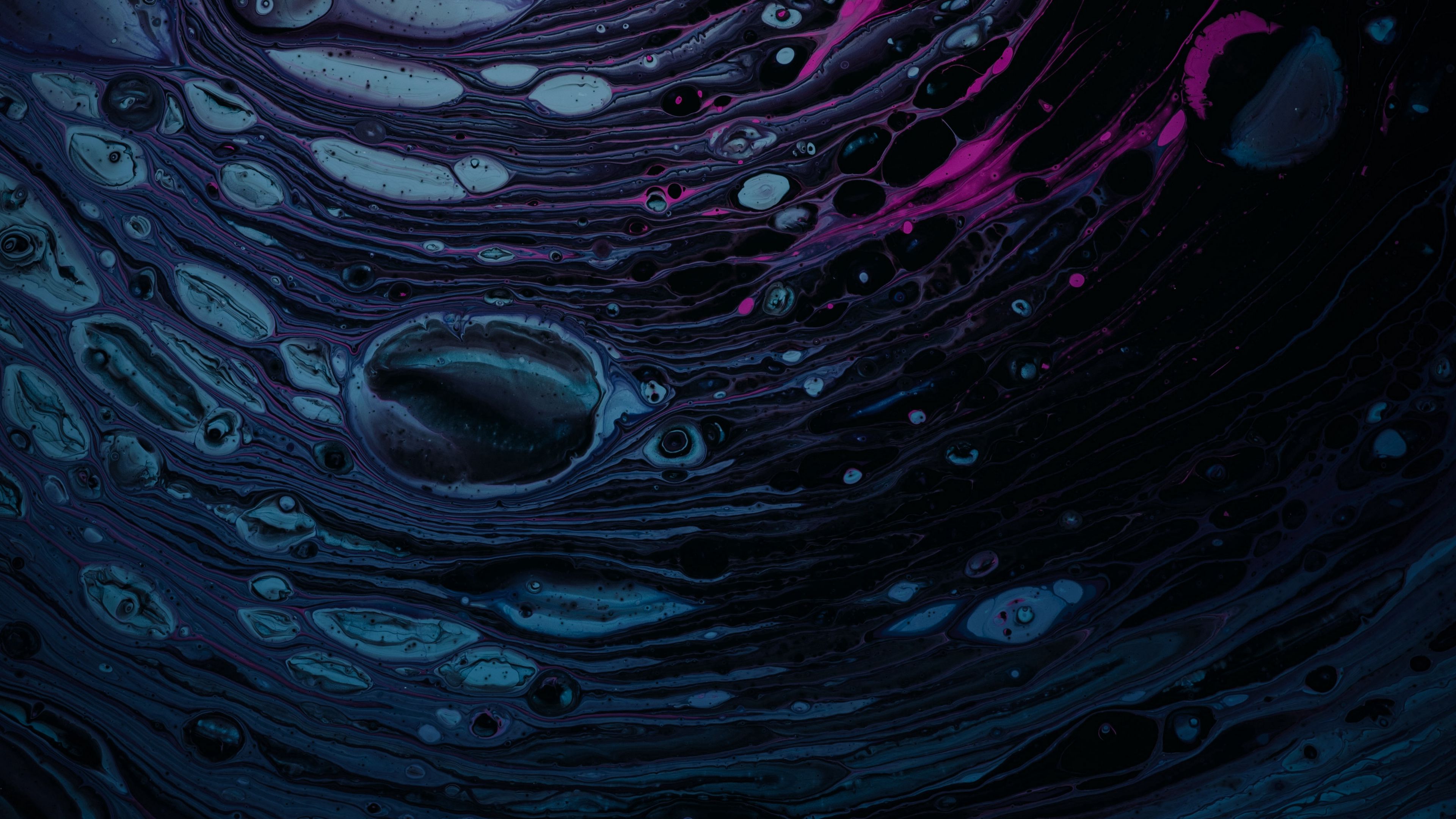 stains, bubbles, texture, dark, liquid, 4k, HD Wallpaper
