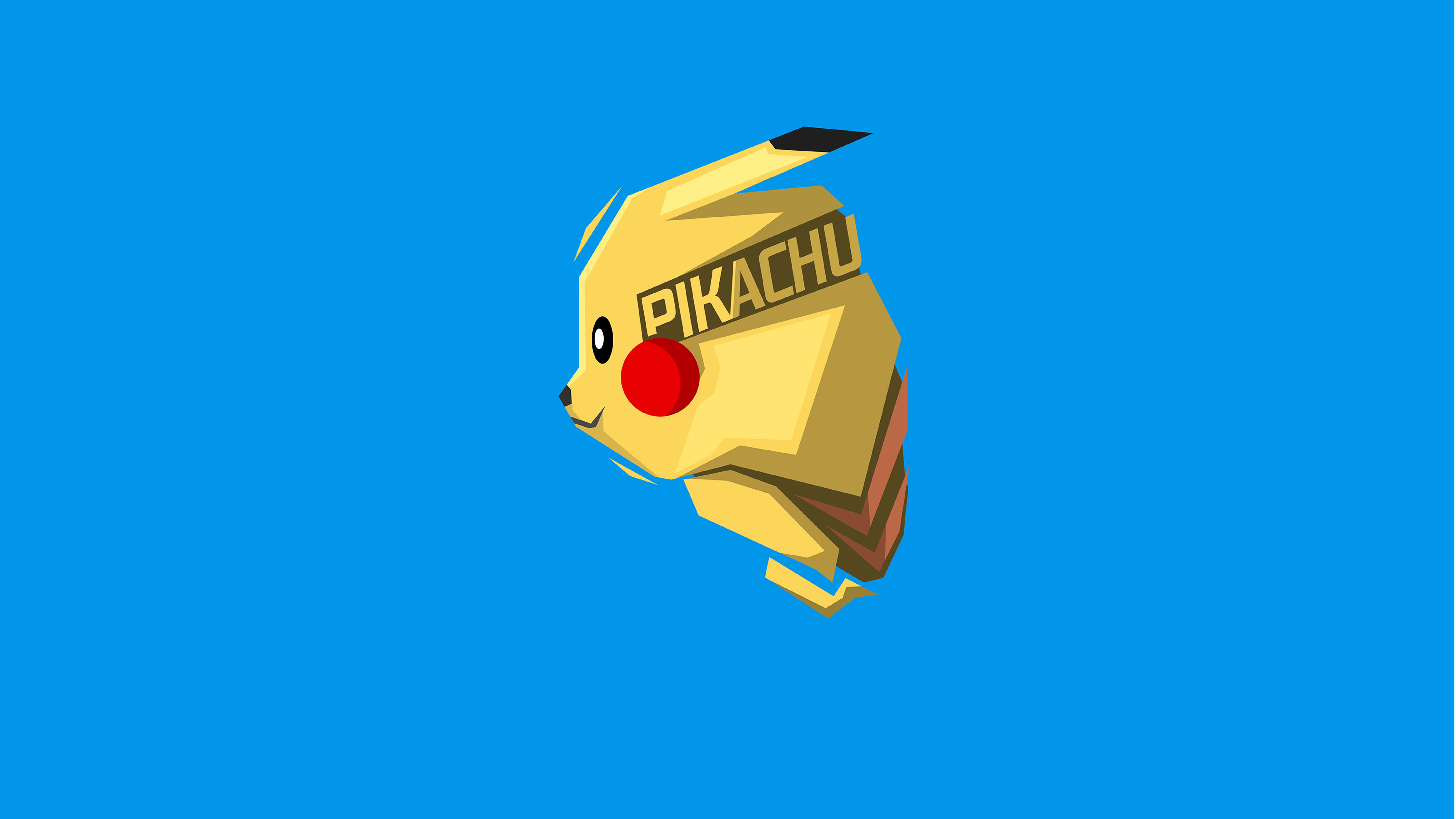 pikachu, pokemon, artist, artwork, digital art, hd, 4k, 5k, 8k, artstation, minimalism, HD Wallpaper