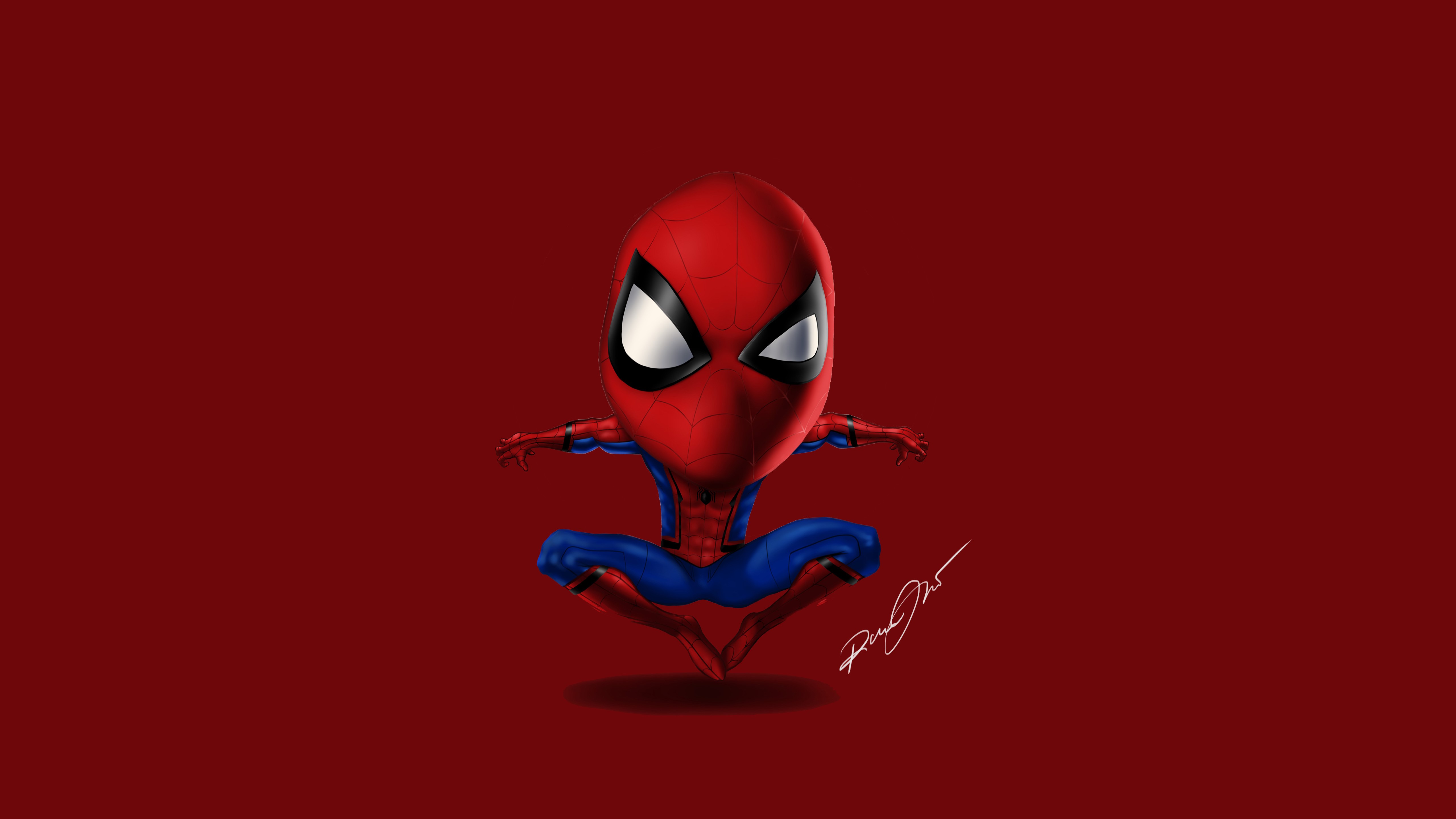 spiderman, 5k, digital art, hd, 4k, artist, superheroes, artwork, HD Wallpaper