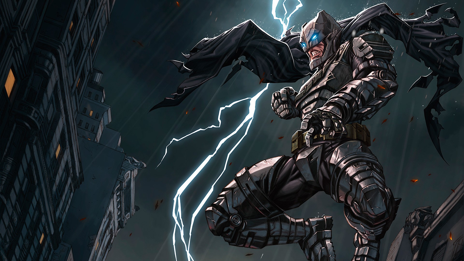 batman, artwork, hd, superheroes, digital art, HD Wallpaper