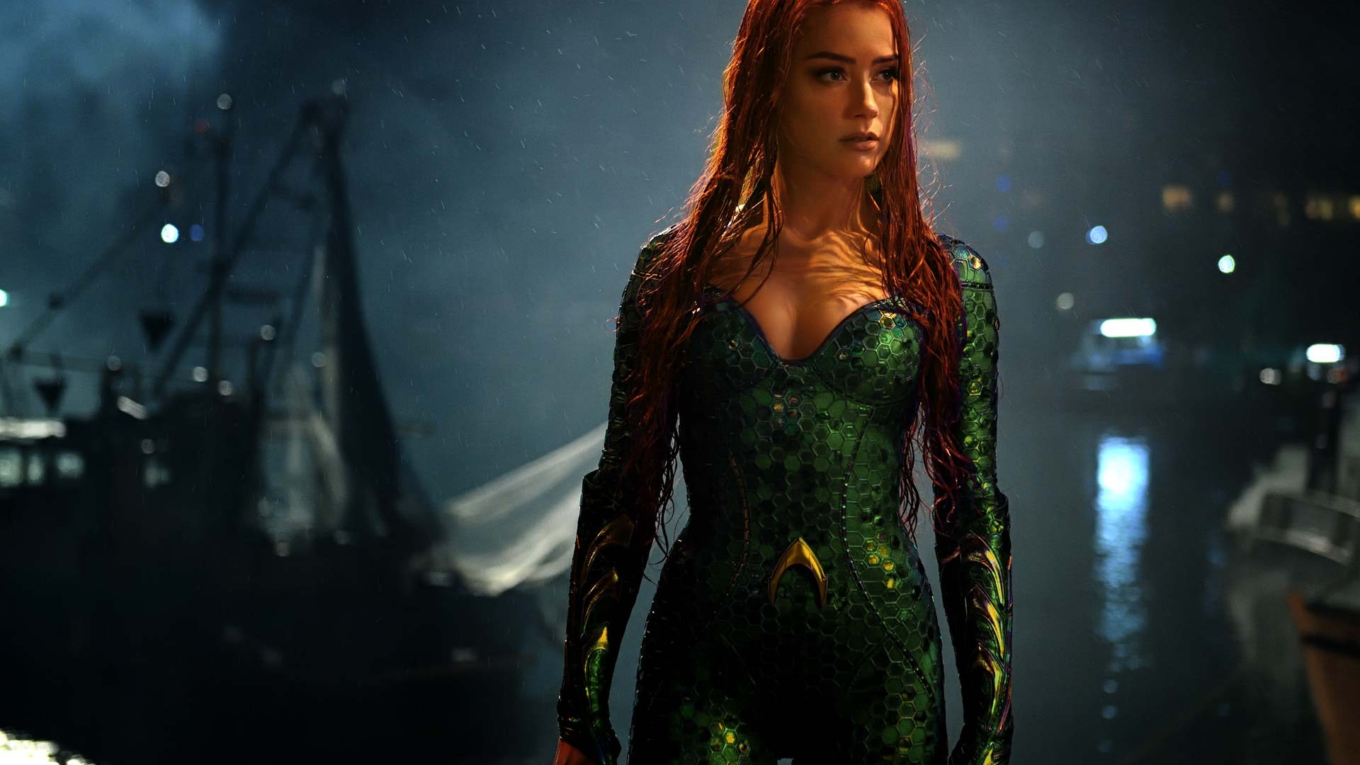 mera, aquaman movie, 2018 movies, movies, hd, amber heard, HD Wallpaper