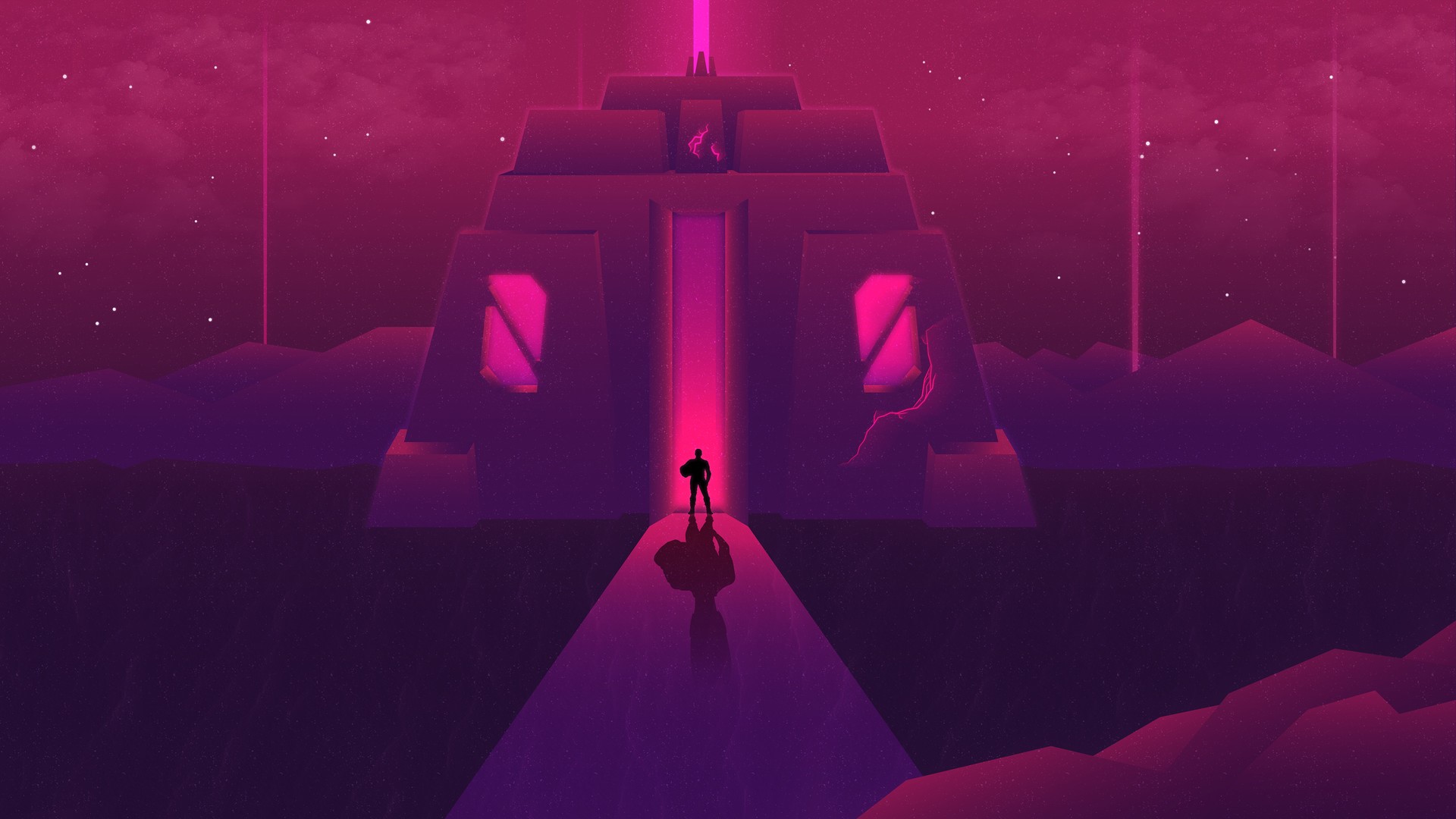 minimalist, minimalism, hd, digital art, artstation, HD Wallpaper