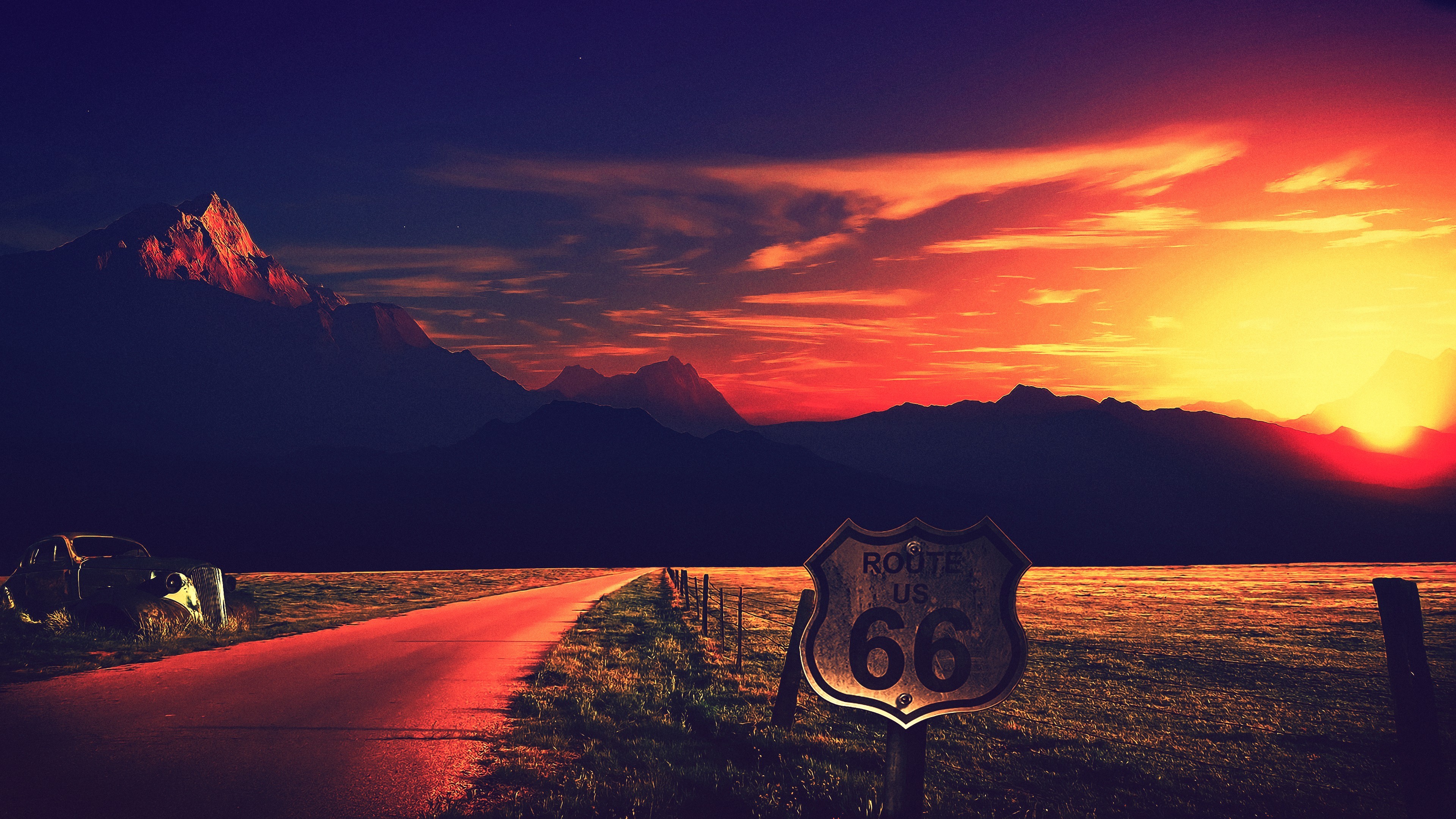 photography, hd, 4k, road, HD Wallpaper