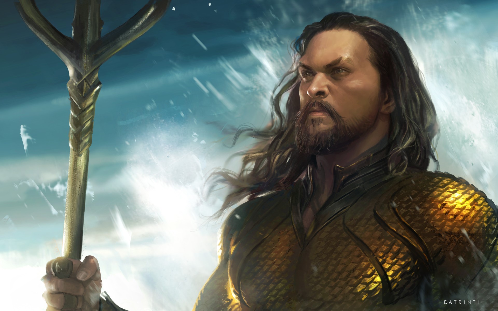 aquaman, artwork, hd, superheroes, digital art, artstation, artist, HD Wallpaper