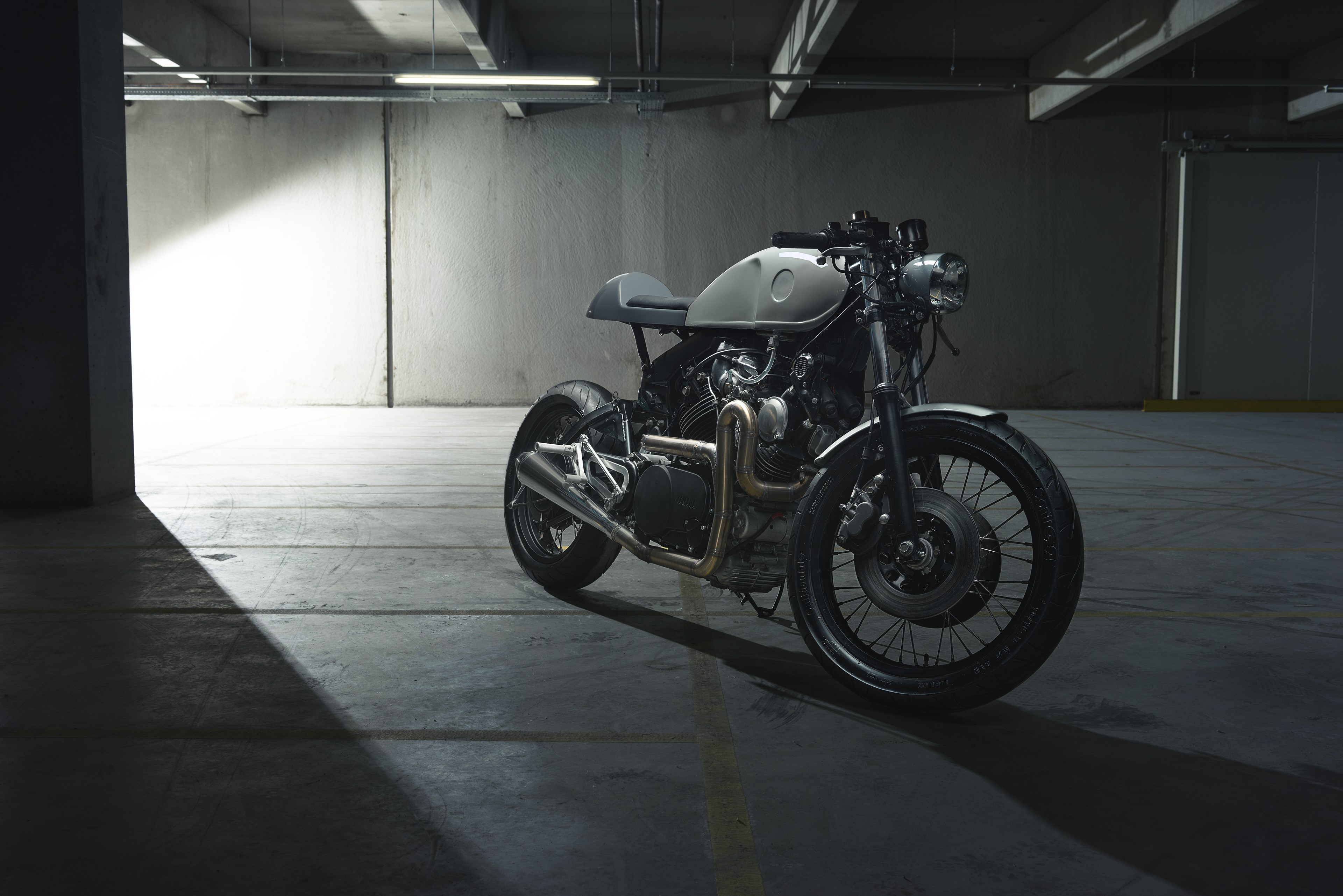 yamaha xv 750, yamaha, bikes, hd, 4k, artist, behance, HD Wallpaper