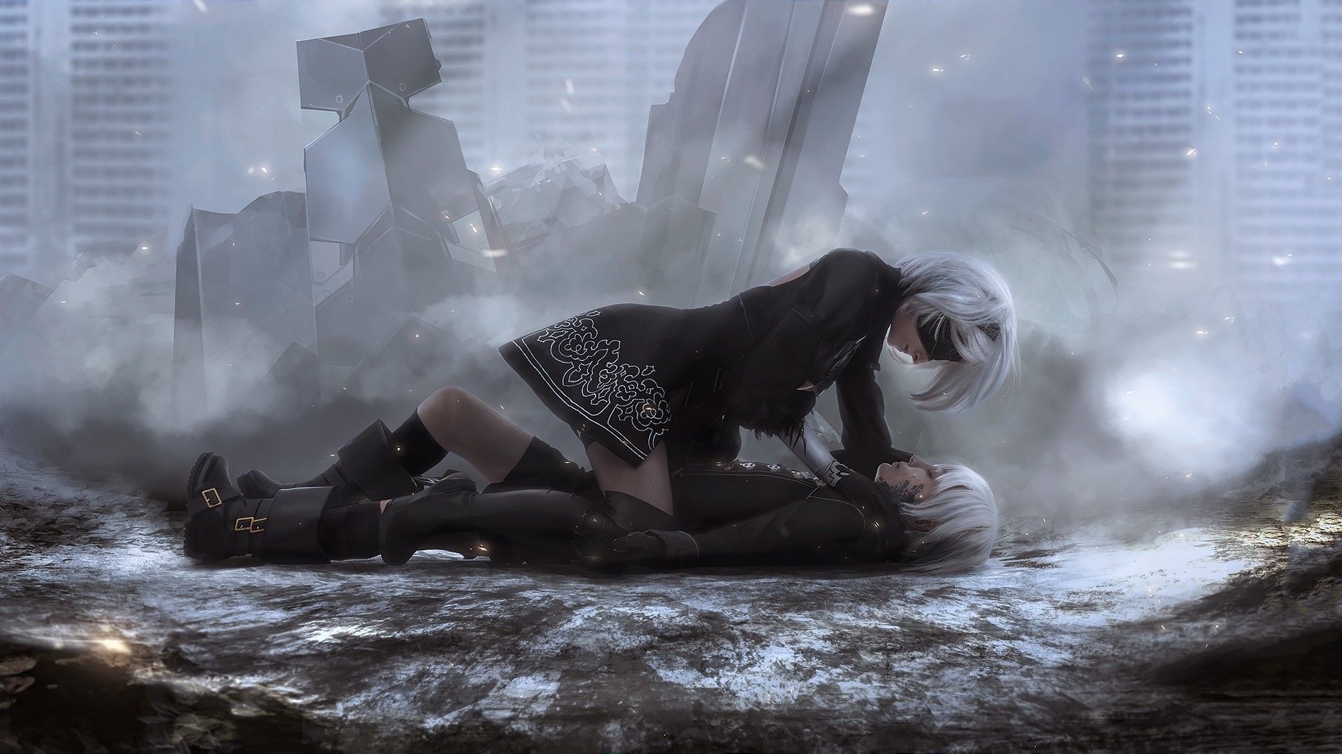 nier automata, 2017 games, games, artwork, hd, artist, digital art, deviantart, HD Wallpaper
