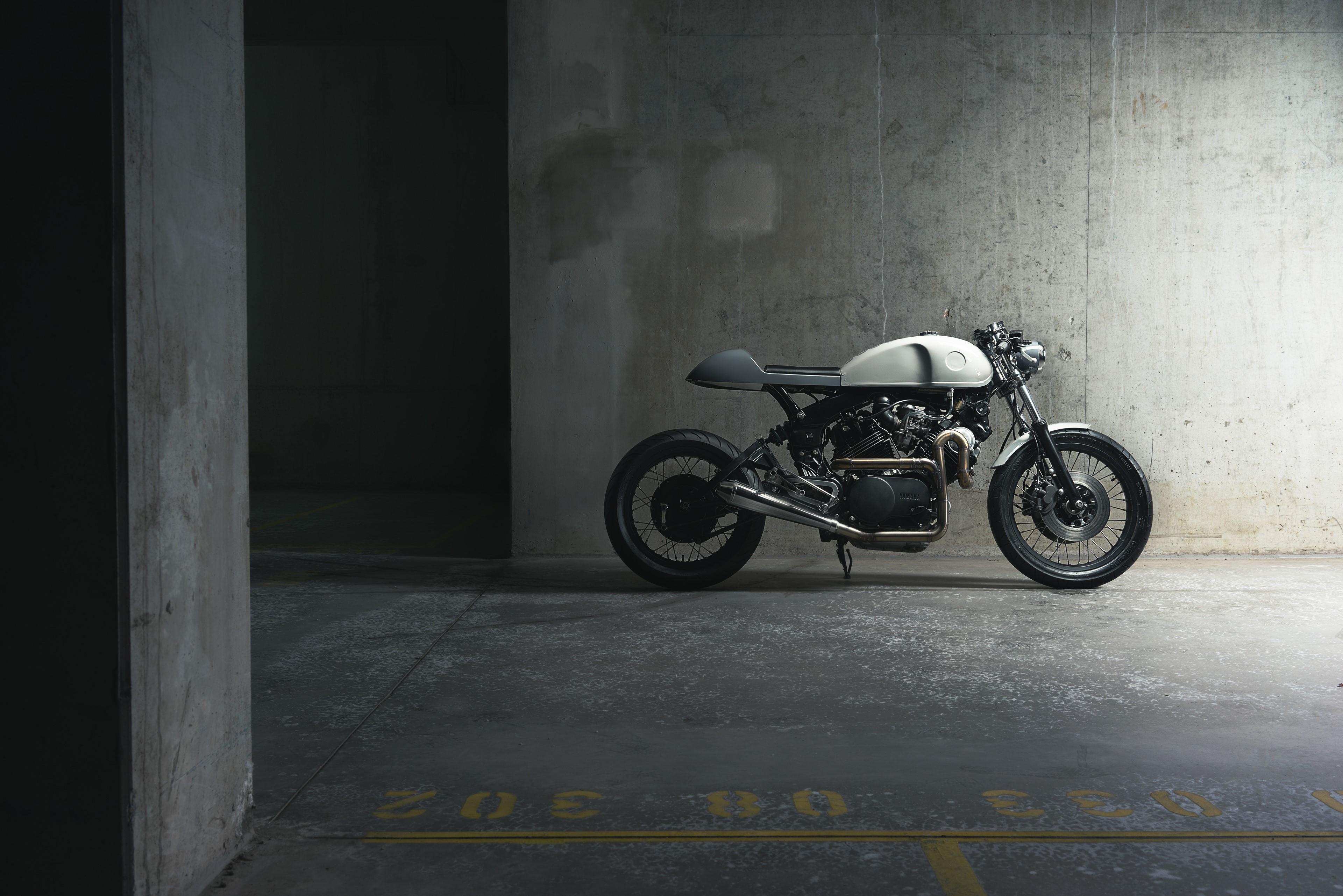 yamaha xv 750, yamaha, bikes, hd, 4k, artist, behance, HD Wallpaper