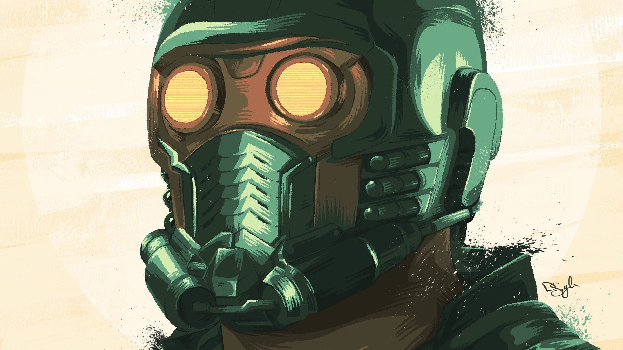 star lord, closeup, artwork, hd, superheroes, artist, digital art, HD Wallpaper