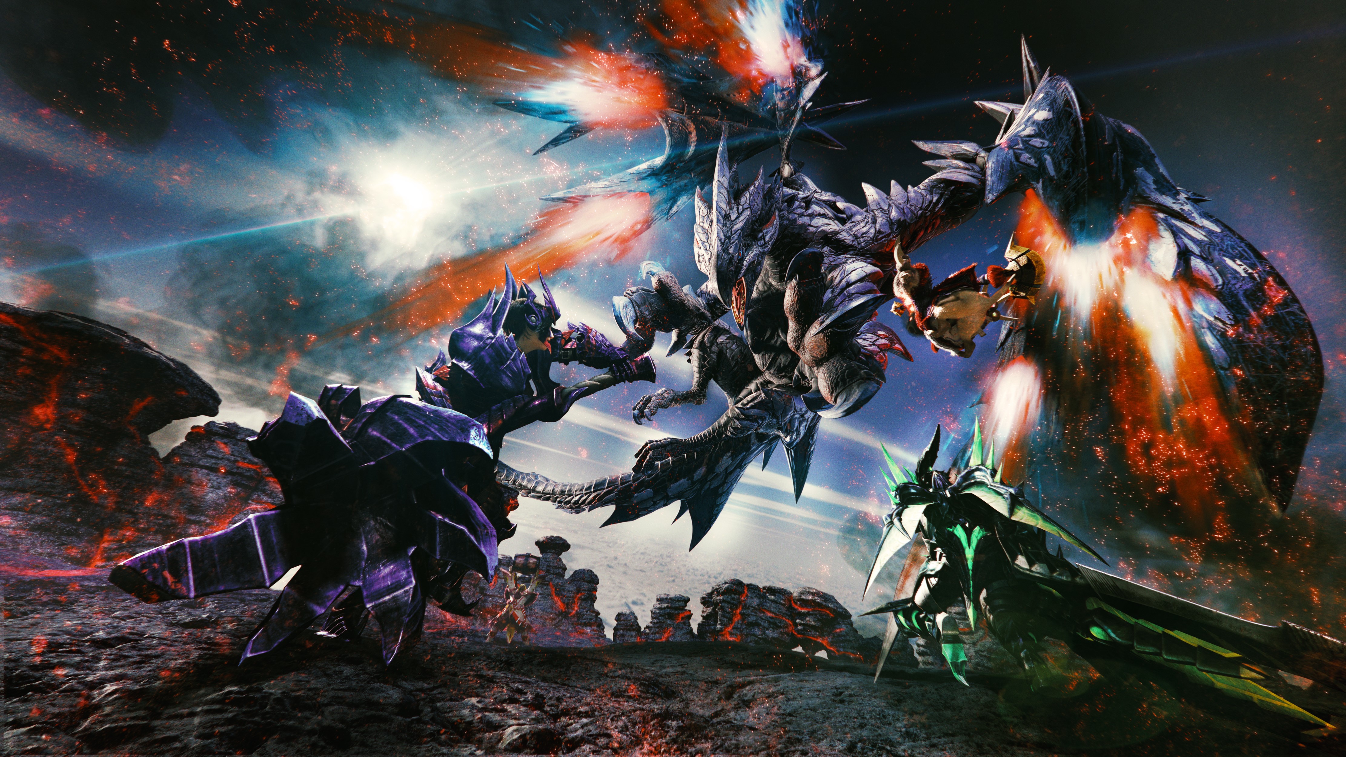 monster hunter generations, nintendo games, games, hd, artwork, 4k, HD Wallpaper