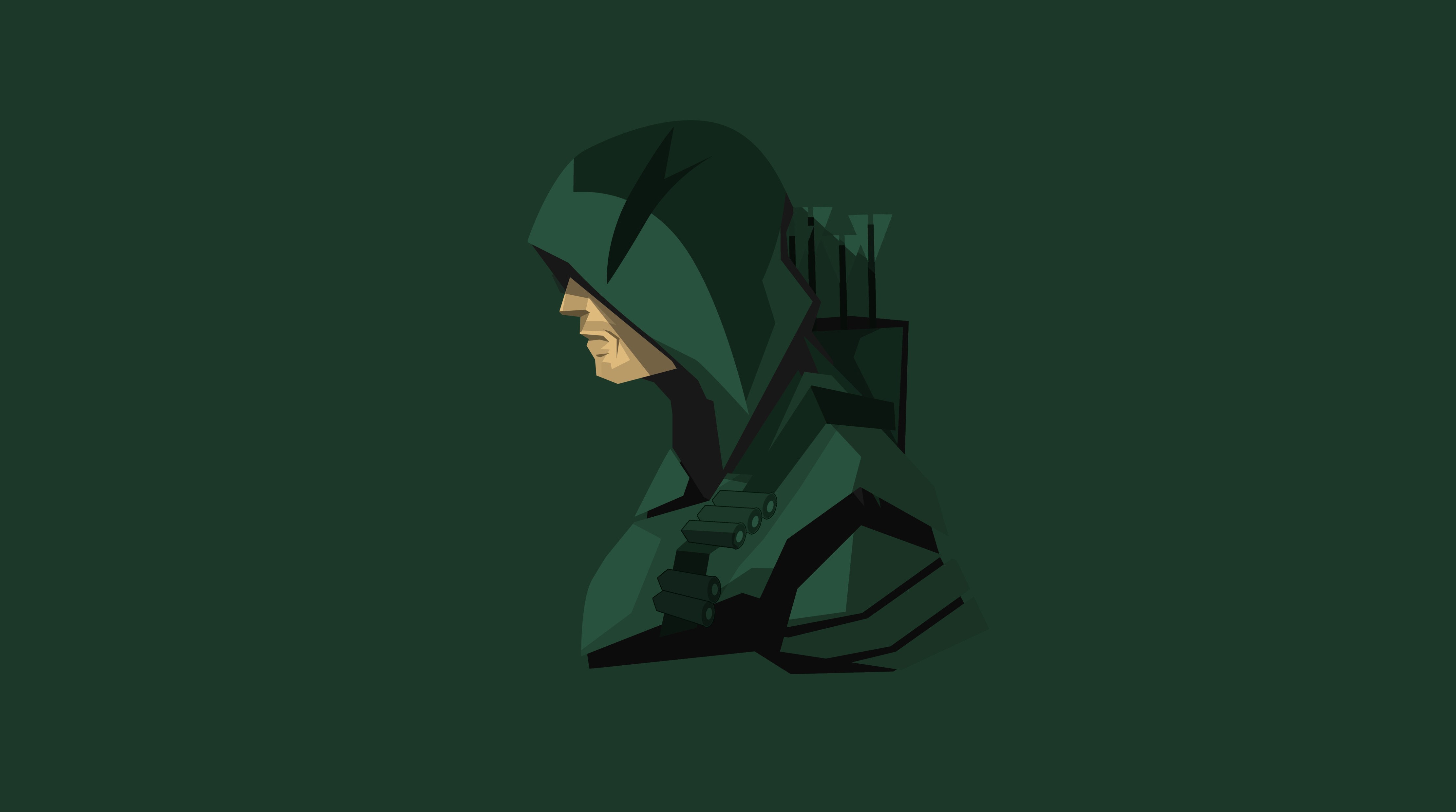 arrow, minimalism, 4k, hd, artwork, artist, digital art, superheroes, artstation, HD Wallpaper