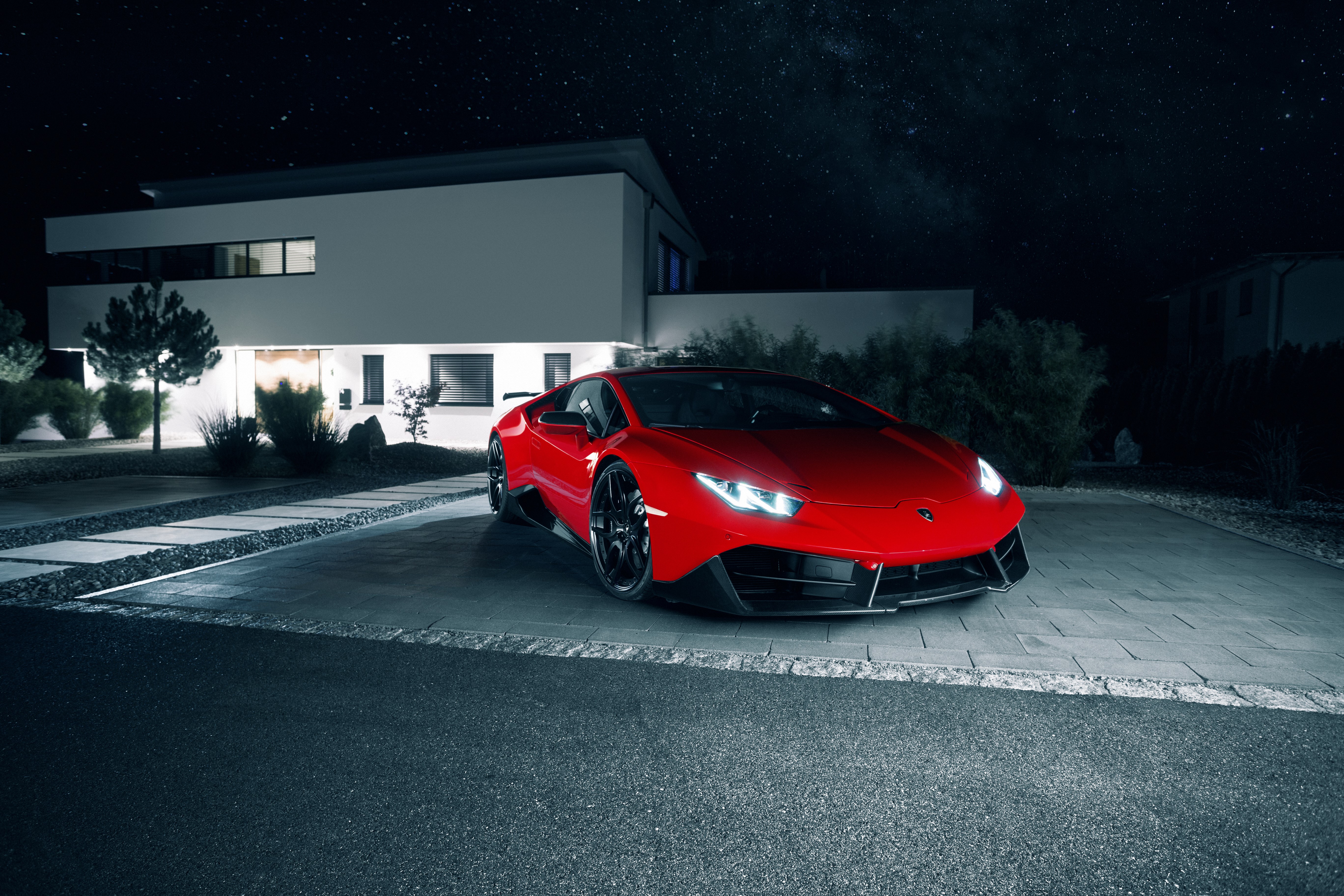 lamborghini huracan, lamborghini, cars, 4k, hd, 5k, novitec, HD Wallpaper