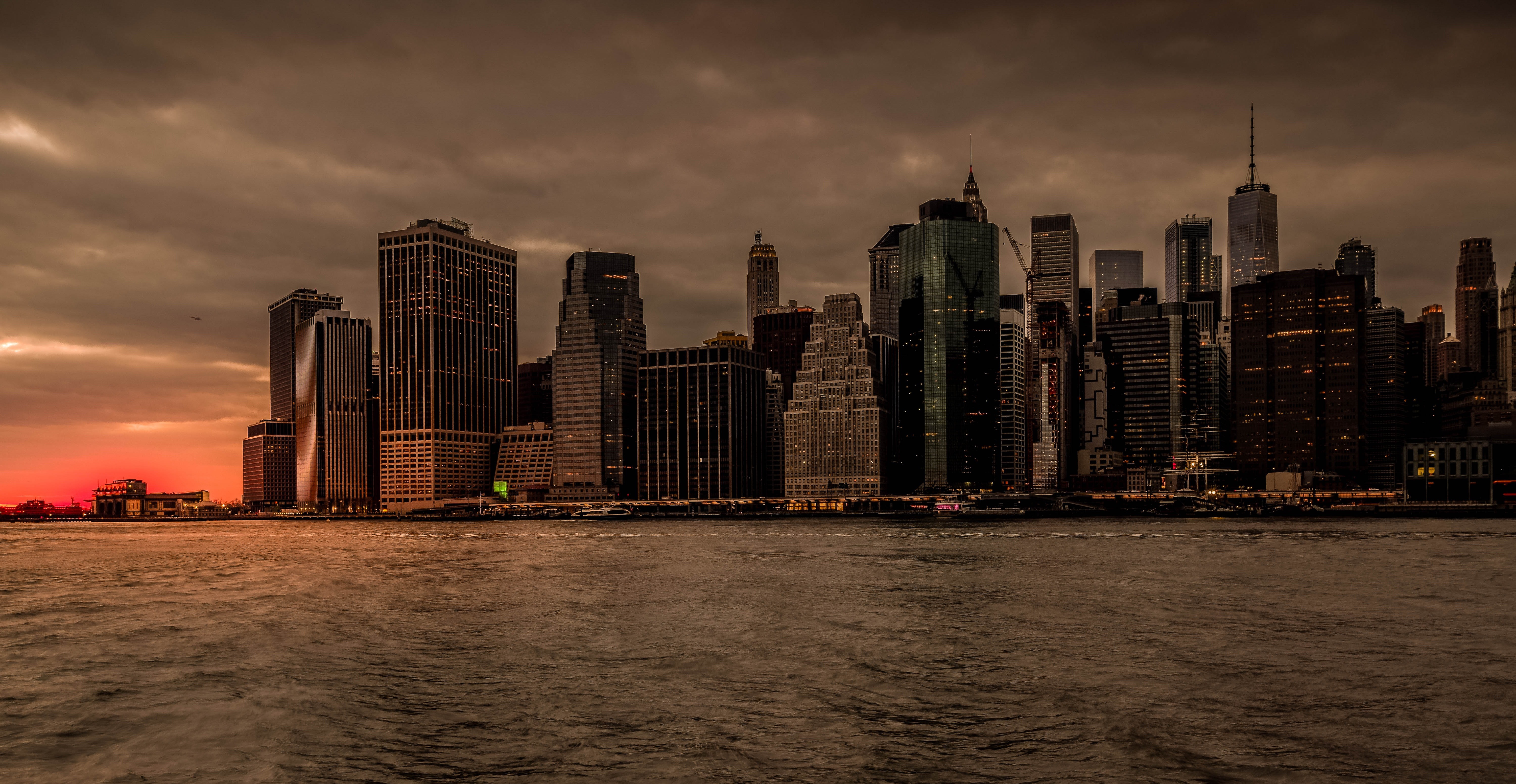 new york, skyscraper, hd, 4k, 5k, evening, photography, world, HD Wallpaper