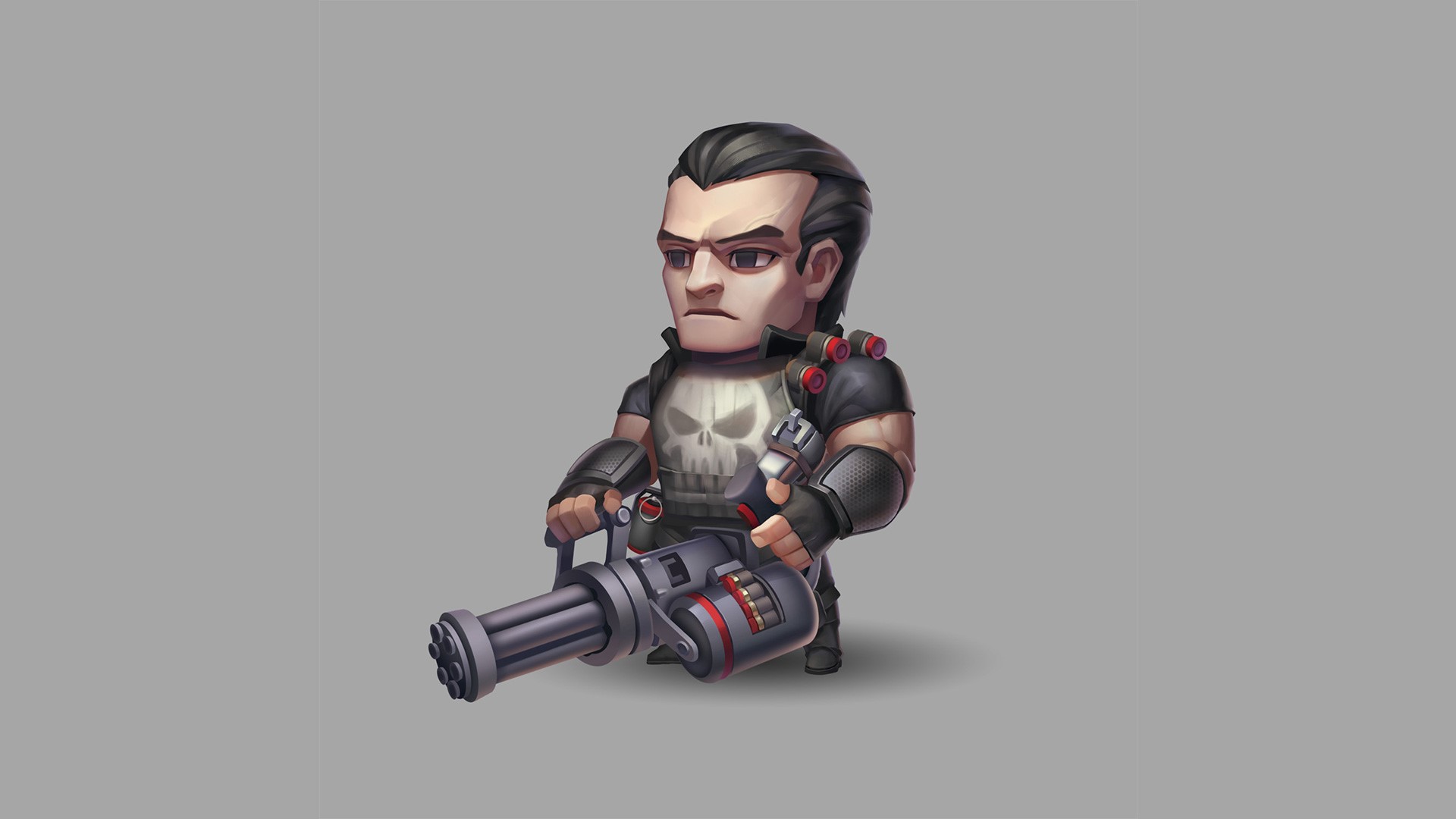 punisher, artwork, hd, artist, digital art, superheroes, artstation, HD Wallpaper