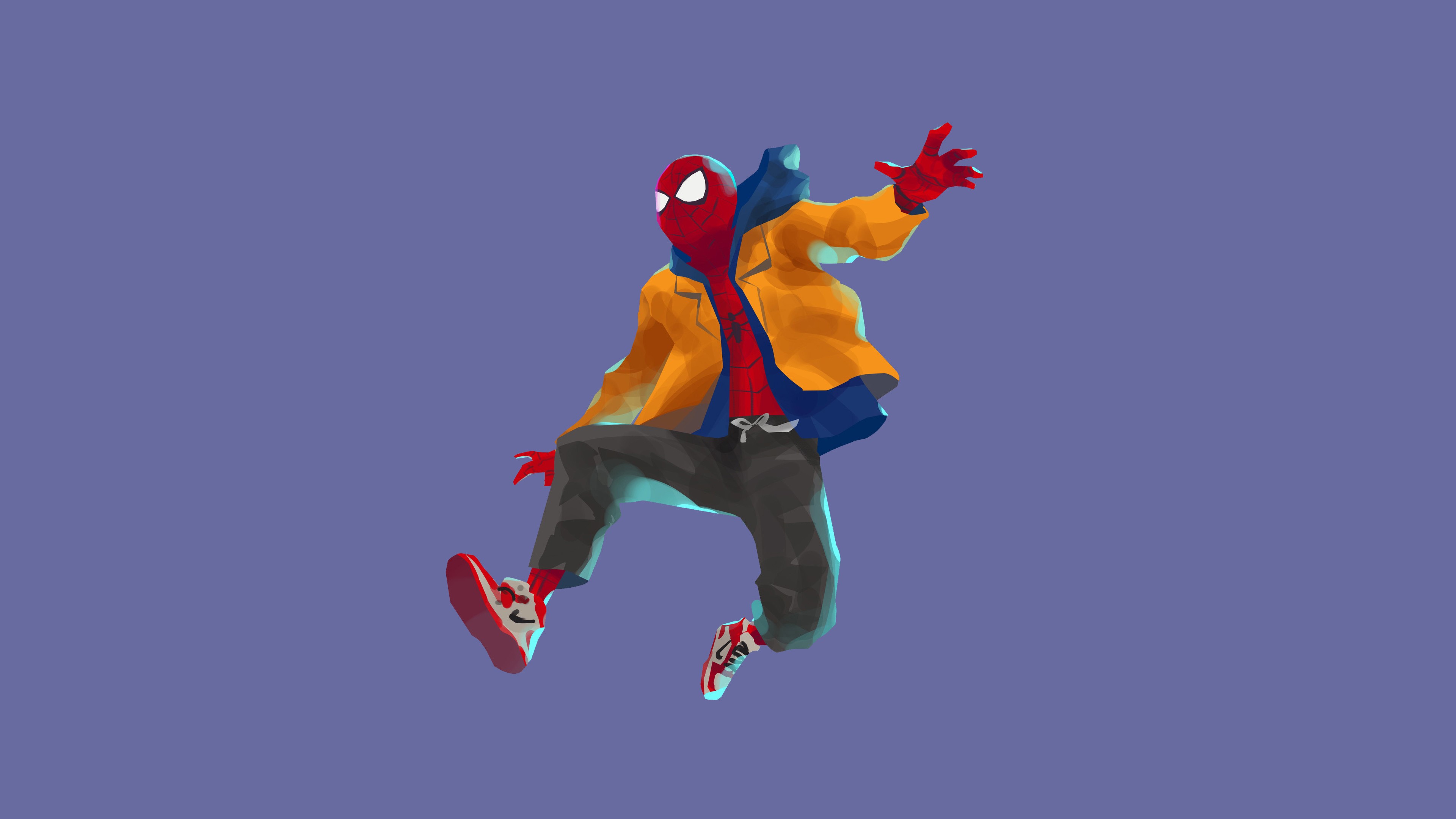 spiderman into the spider verse, 2018 movies, 4k, movies, spiderman, animated movies, hd, artist, artwork, artstation, HD Wallpaper