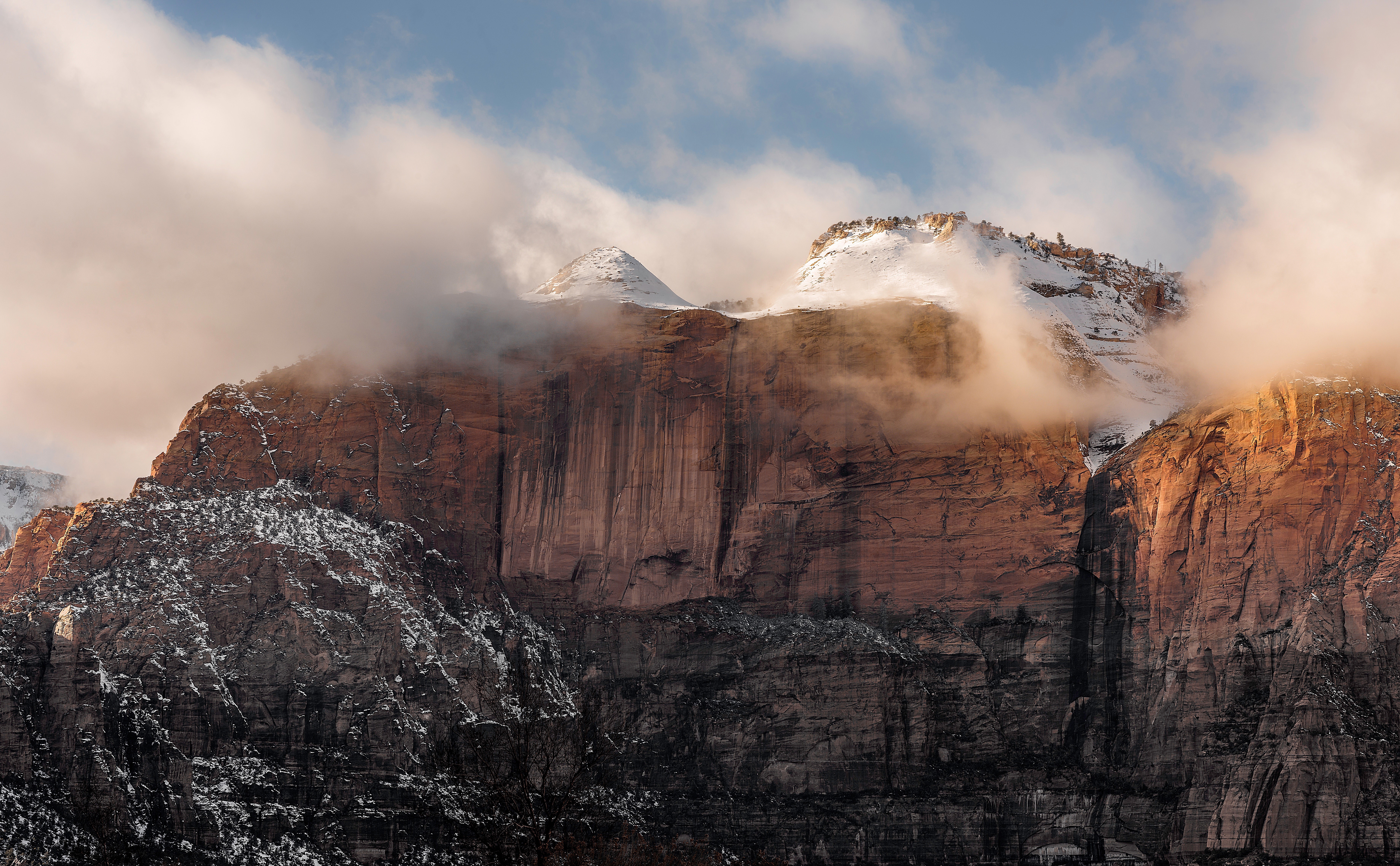 mountains, sunlight, glow, rocks, nature, hd, 4k, 5k, 8k, HD Wallpaper