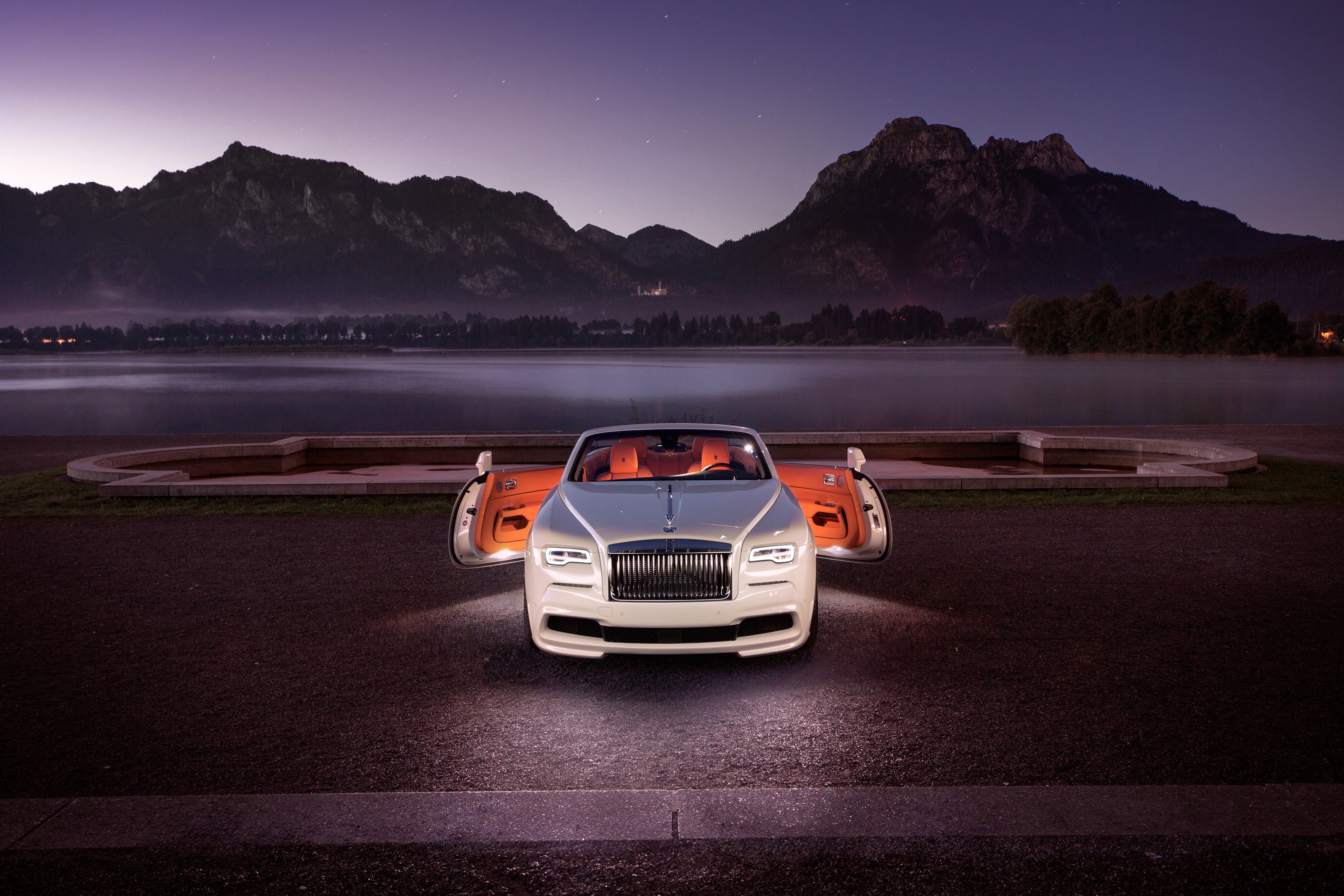 rolls royce dawn, rolls royce, 2018 cars, 4k, hd, cars, artist, behance, HD Wallpaper