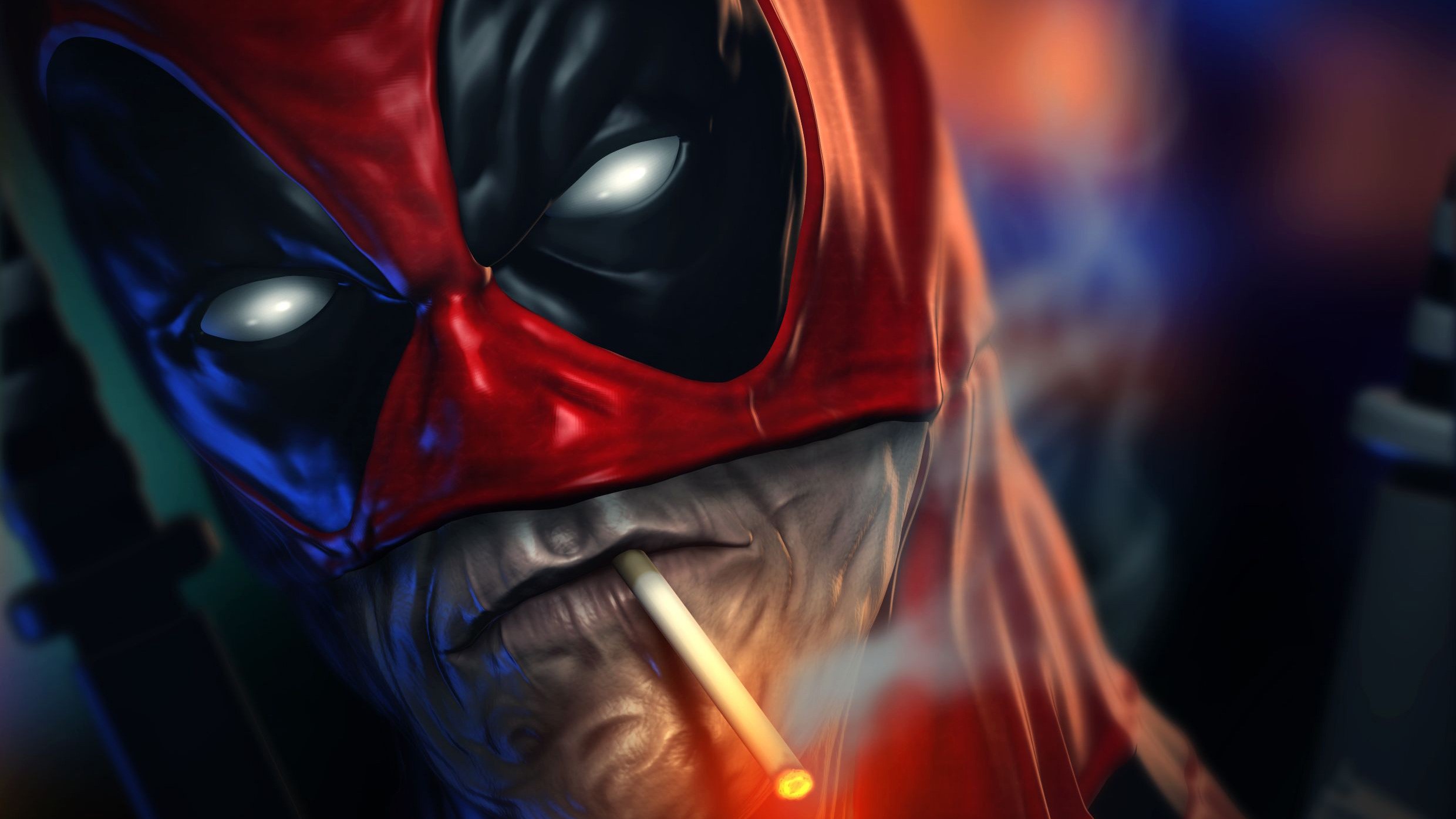 deadpool, artwork, artist, hd, digital art, superheroes, HD Wallpaper