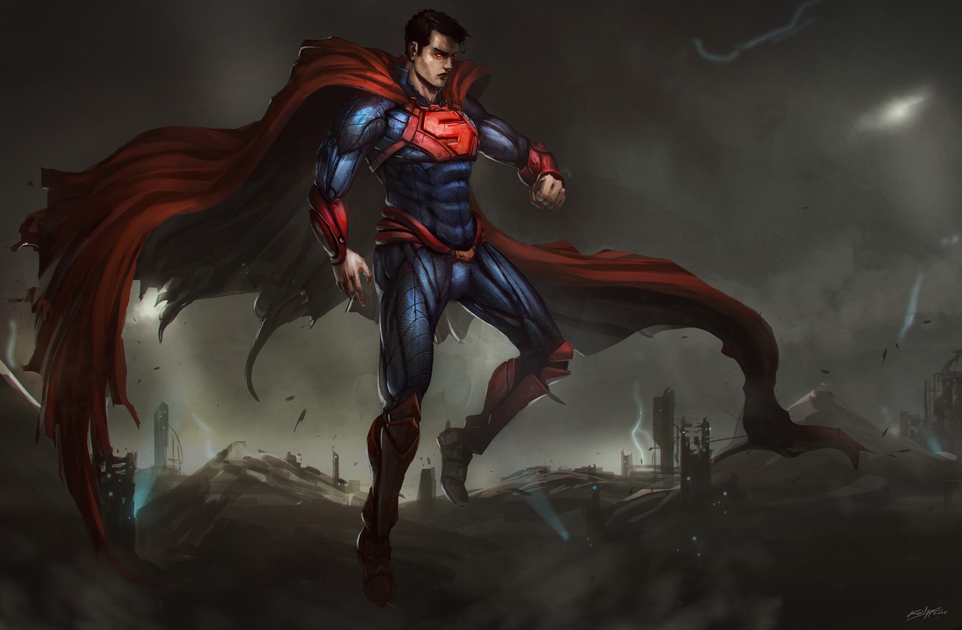 superman, hd, artwork, artist, deviantart, superheroes, HD Wallpaper