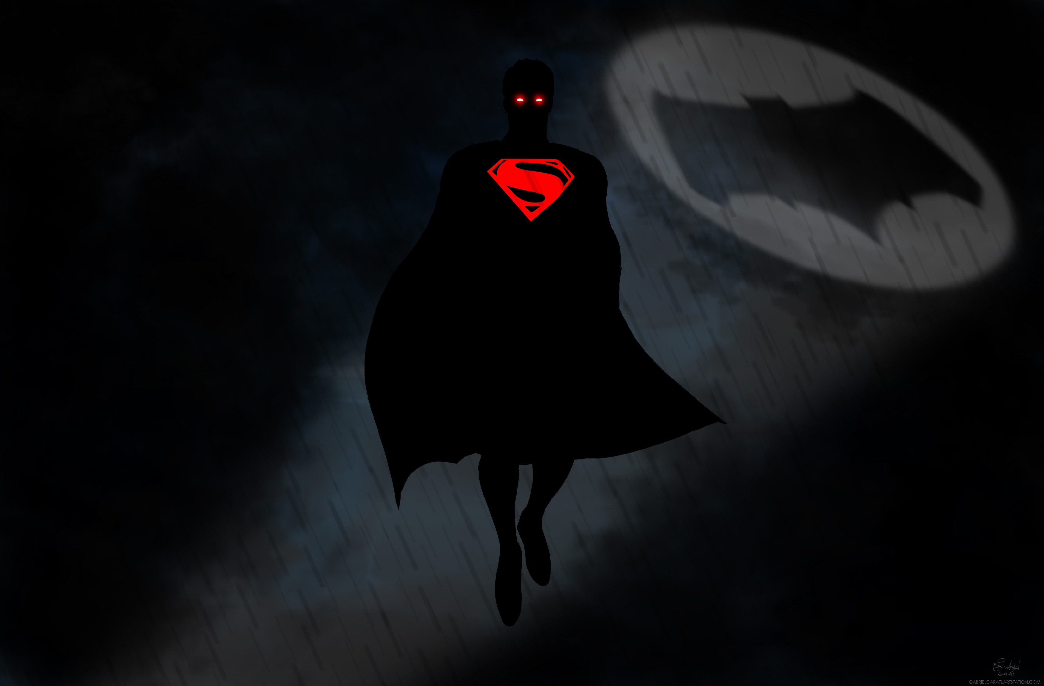 superman, hd, 4k, artwork, artist, digital art, superheroes, deviantart, artstation, HD Wallpaper