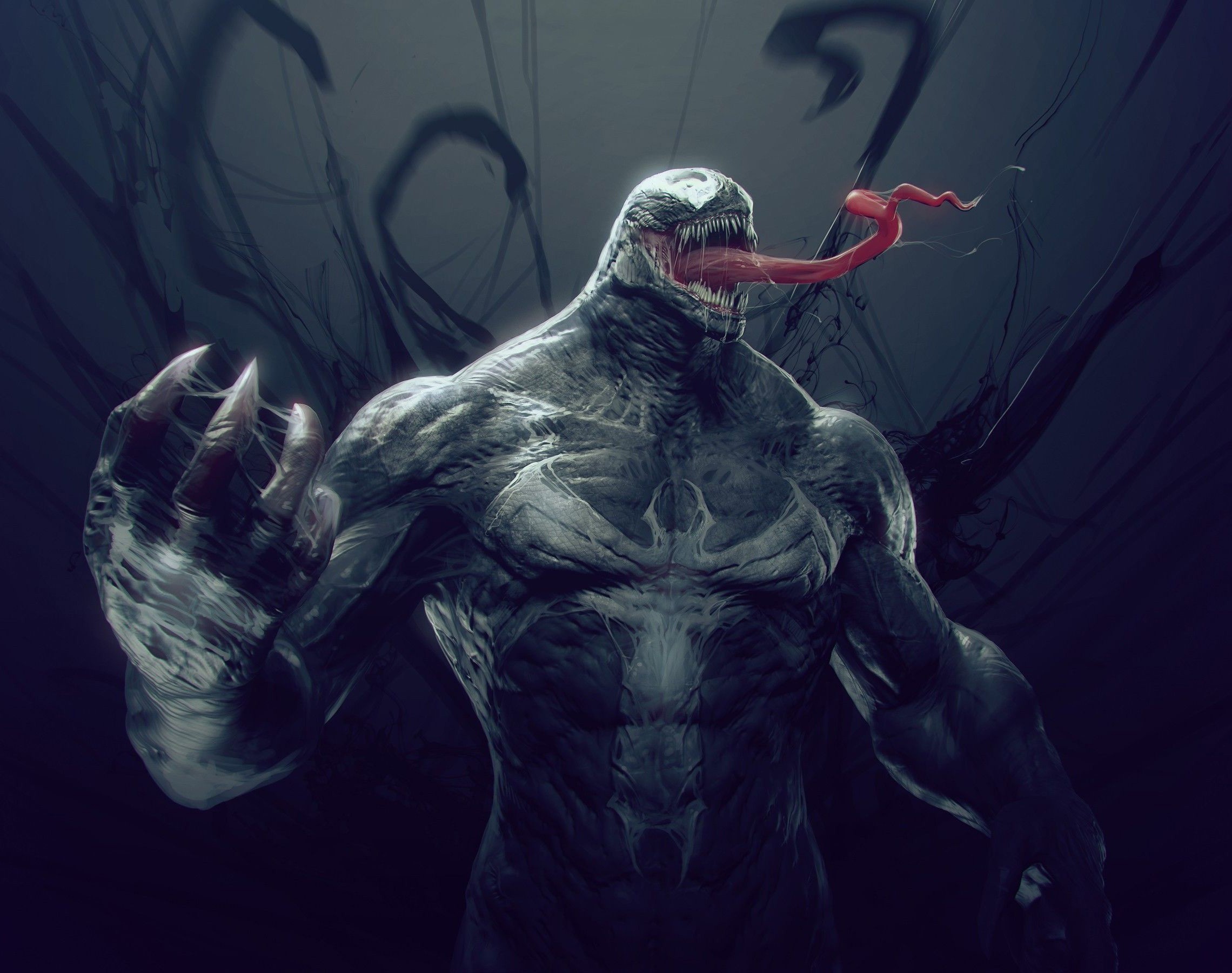 venom, digital art, hd, artwork, art, venom movie, HD Wallpaper