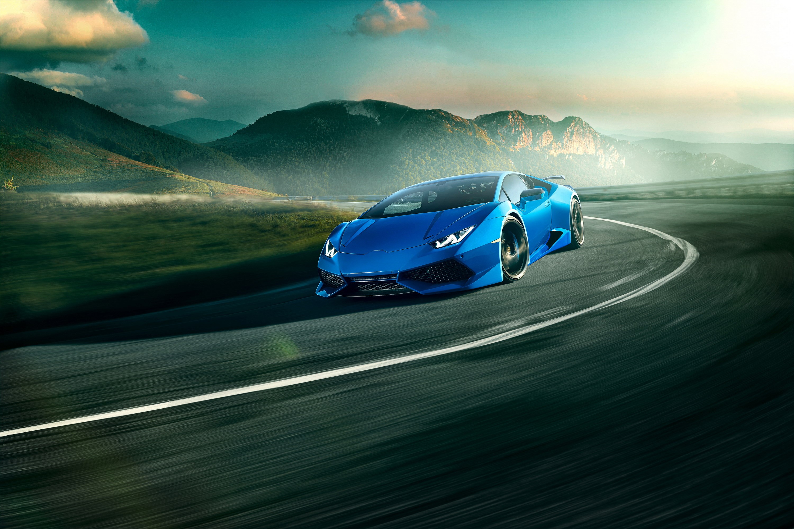 lamborghini huracan, lamborghini, novitec, cars, 2018 cars, 4k, hd, HD Wallpaper