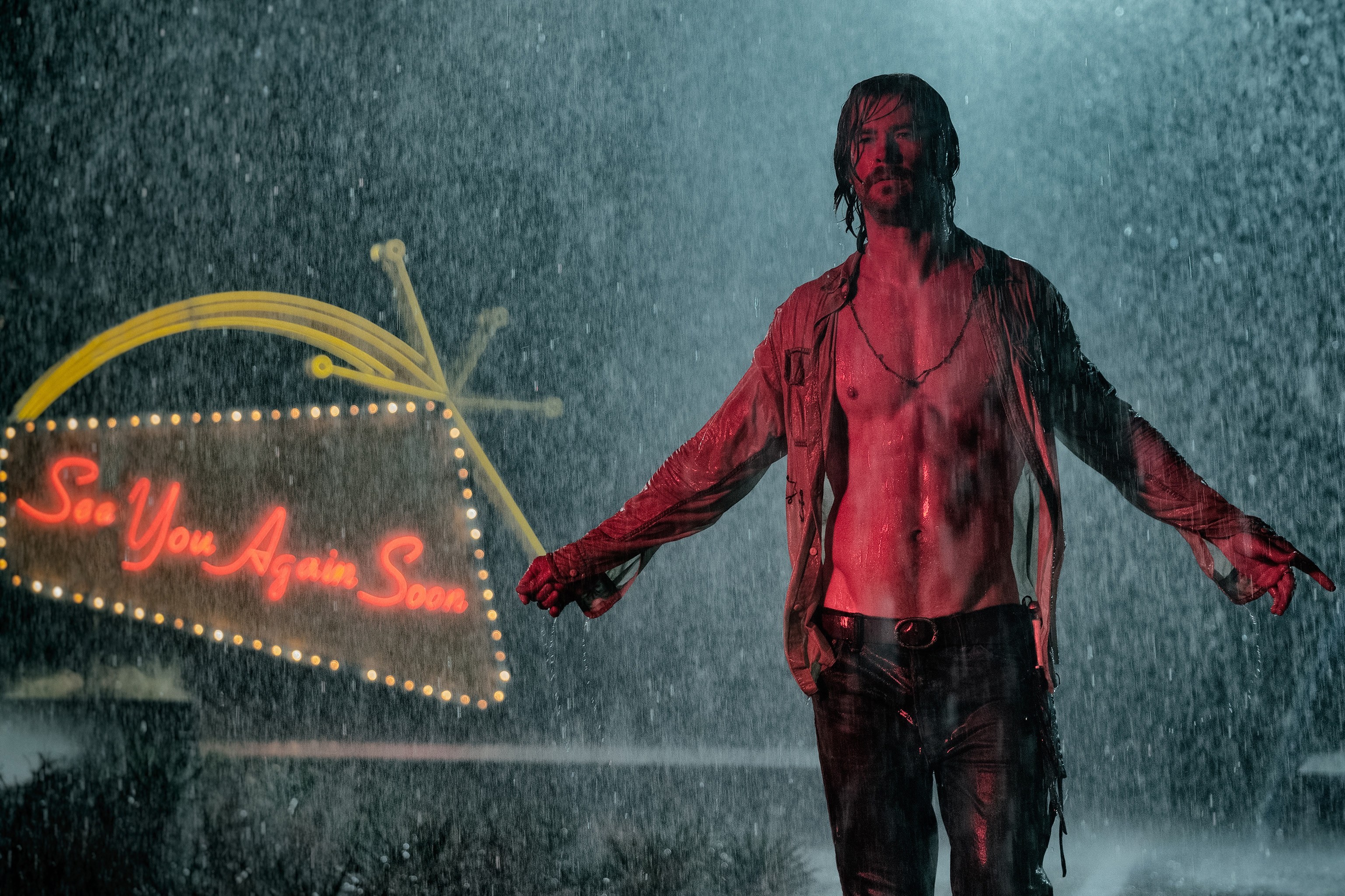 bad times at the el royale, movies, 2018 movies, hd, chris hemsworth, HD Wallpaper