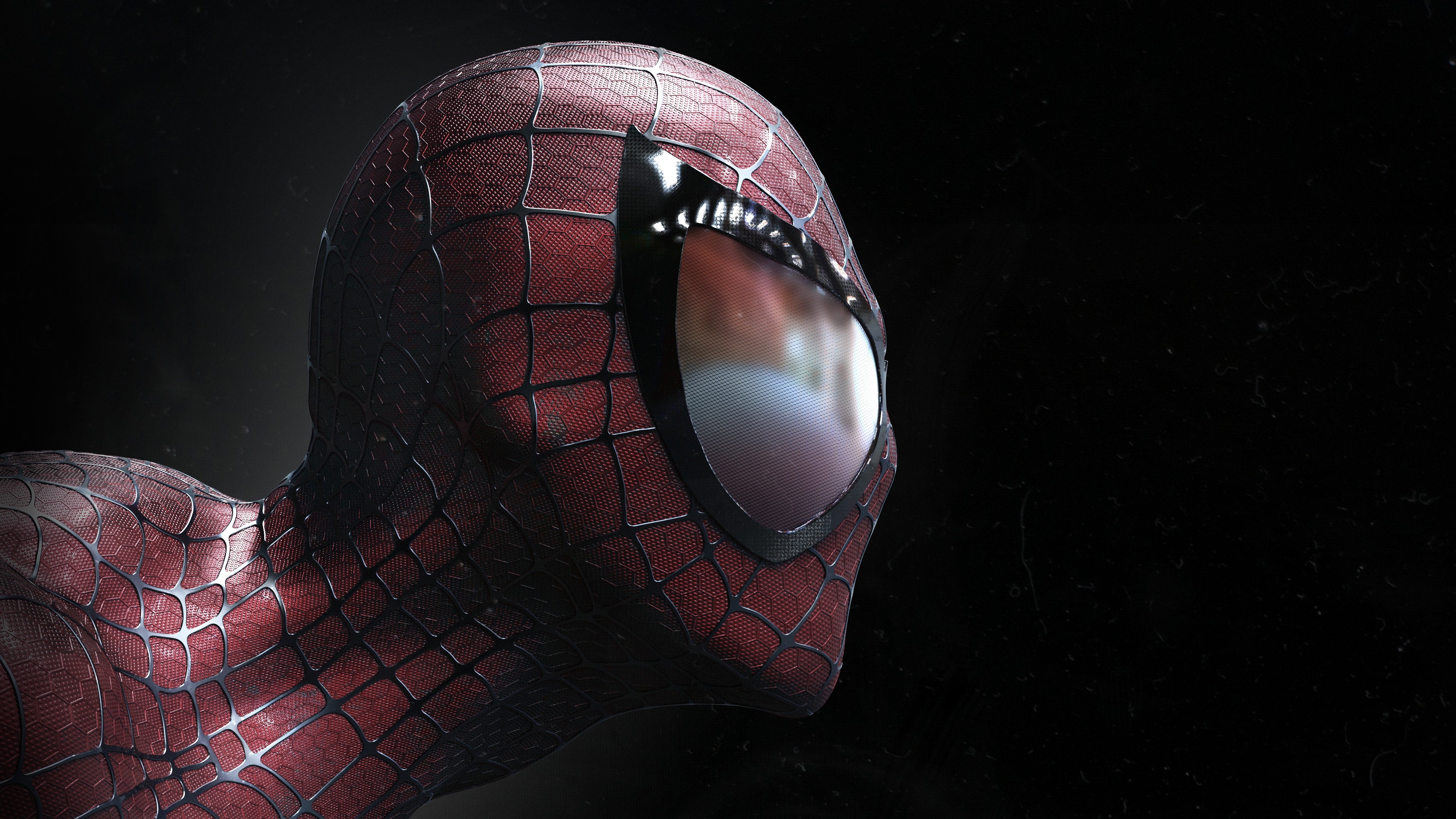 spiderman, closeup, artwork, hd, 4k, 5k, artist, digital art, superheroes, HD Wallpaper