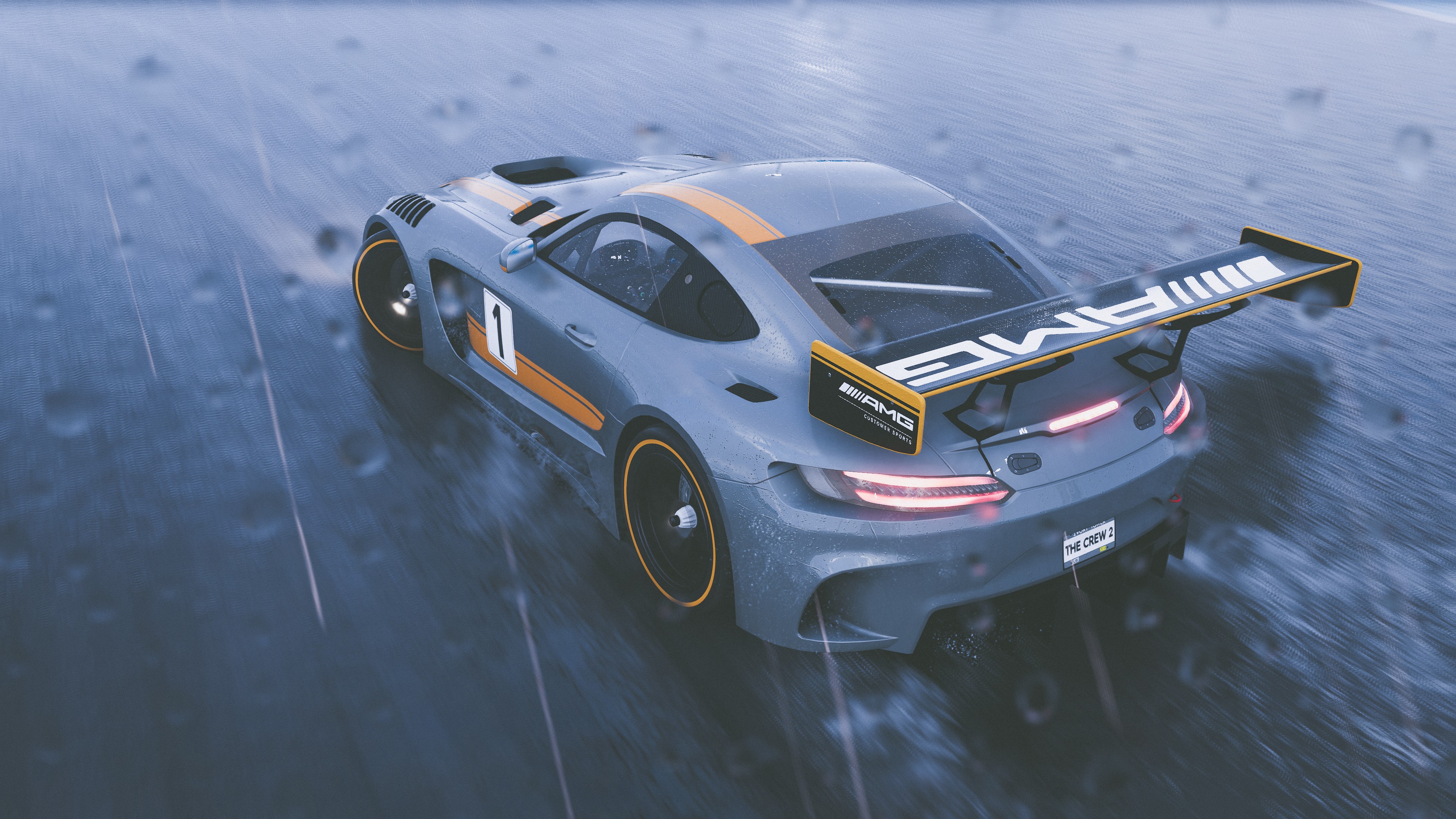 the crew 2, the crew, games, pc games, xbox games, ps games, 4k, hd, mercedes amg gtr, amg, mercedes, HD Wallpaper