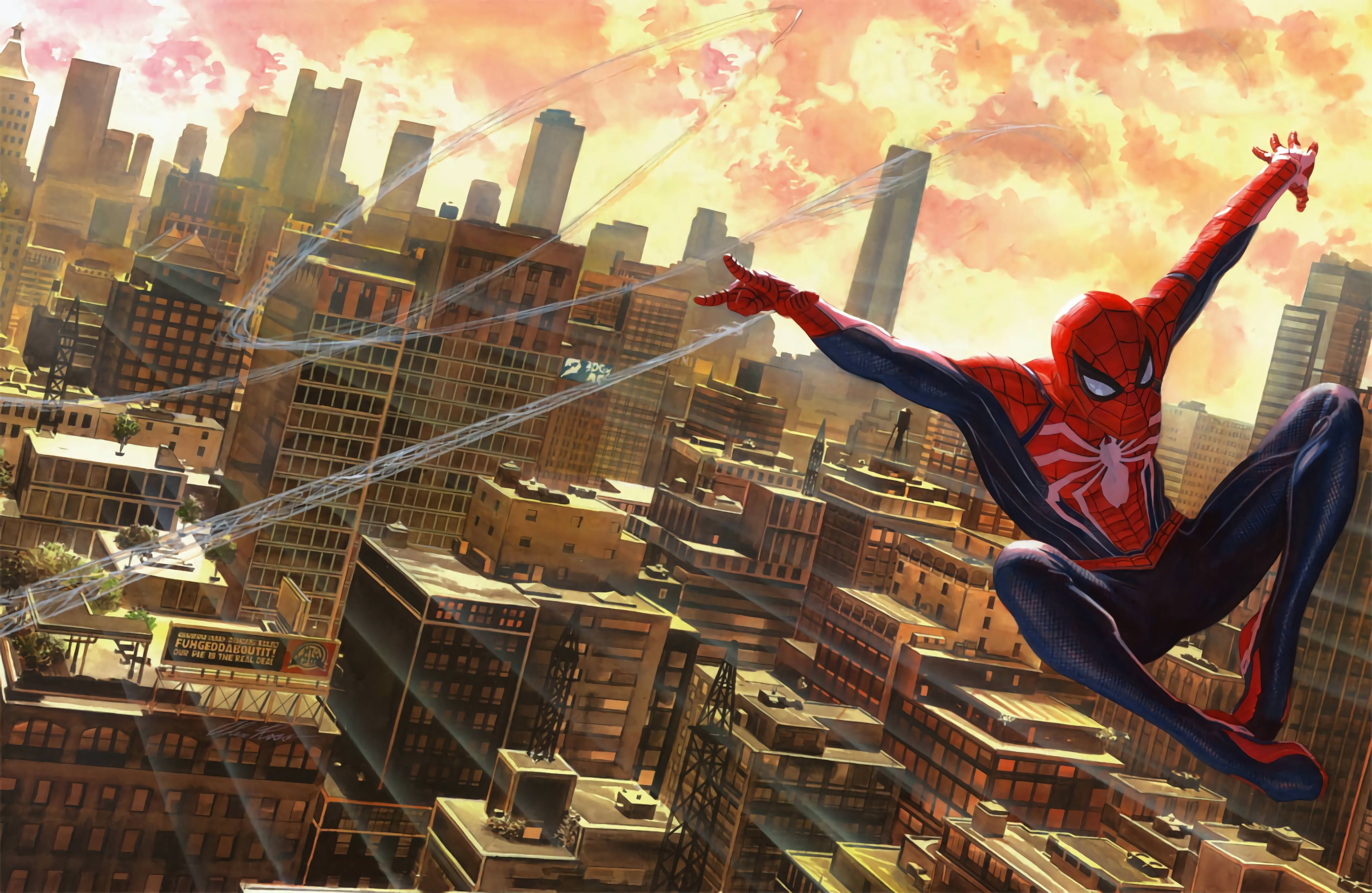 spiderman, ps4 games, hd, 4k, 5k, games, superheroes, HD Wallpaper