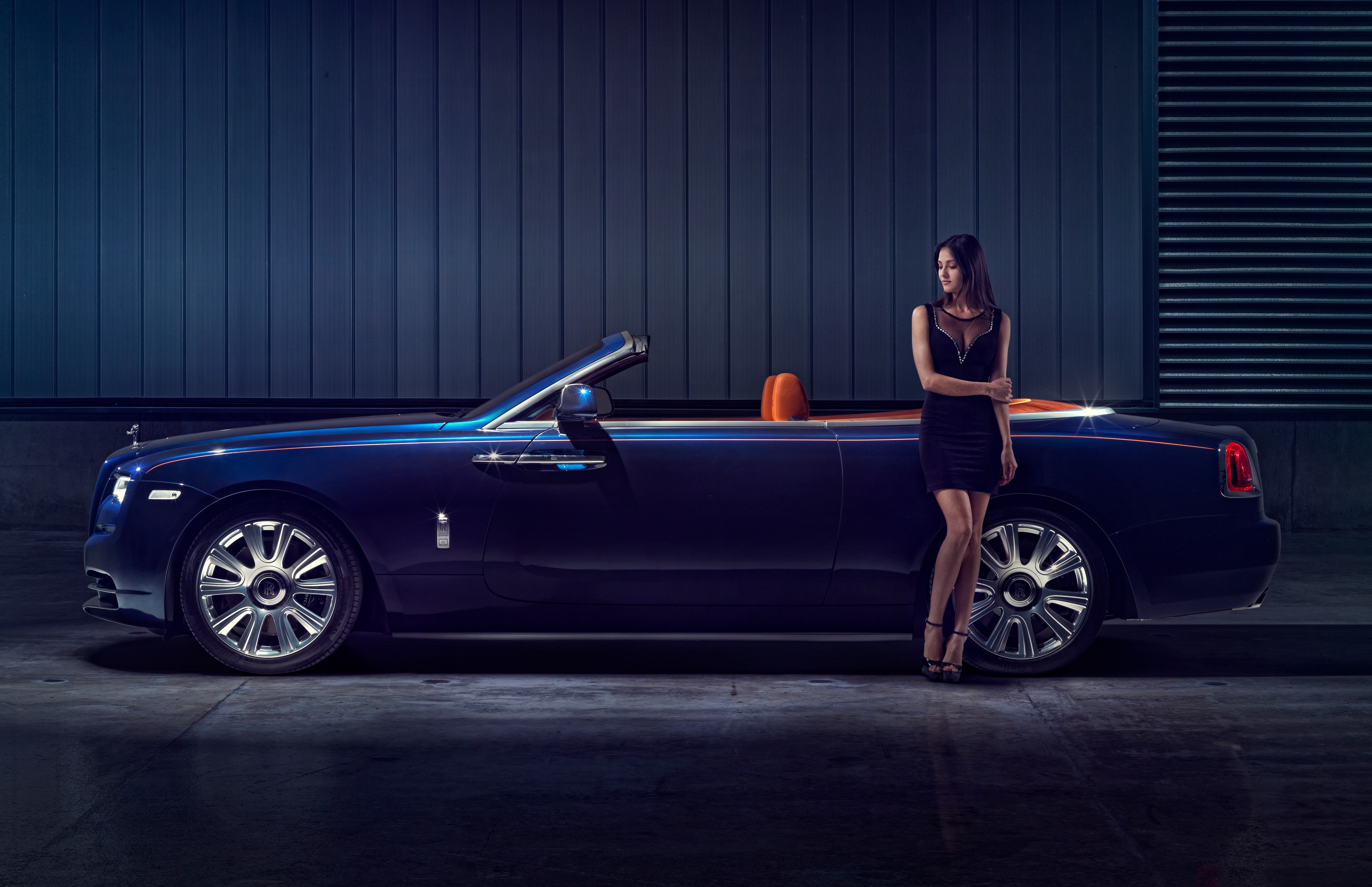 rolls royce dawn, rolls royce, 2018 cars, 4k, hd, cars, 5k, HD Wallpaper