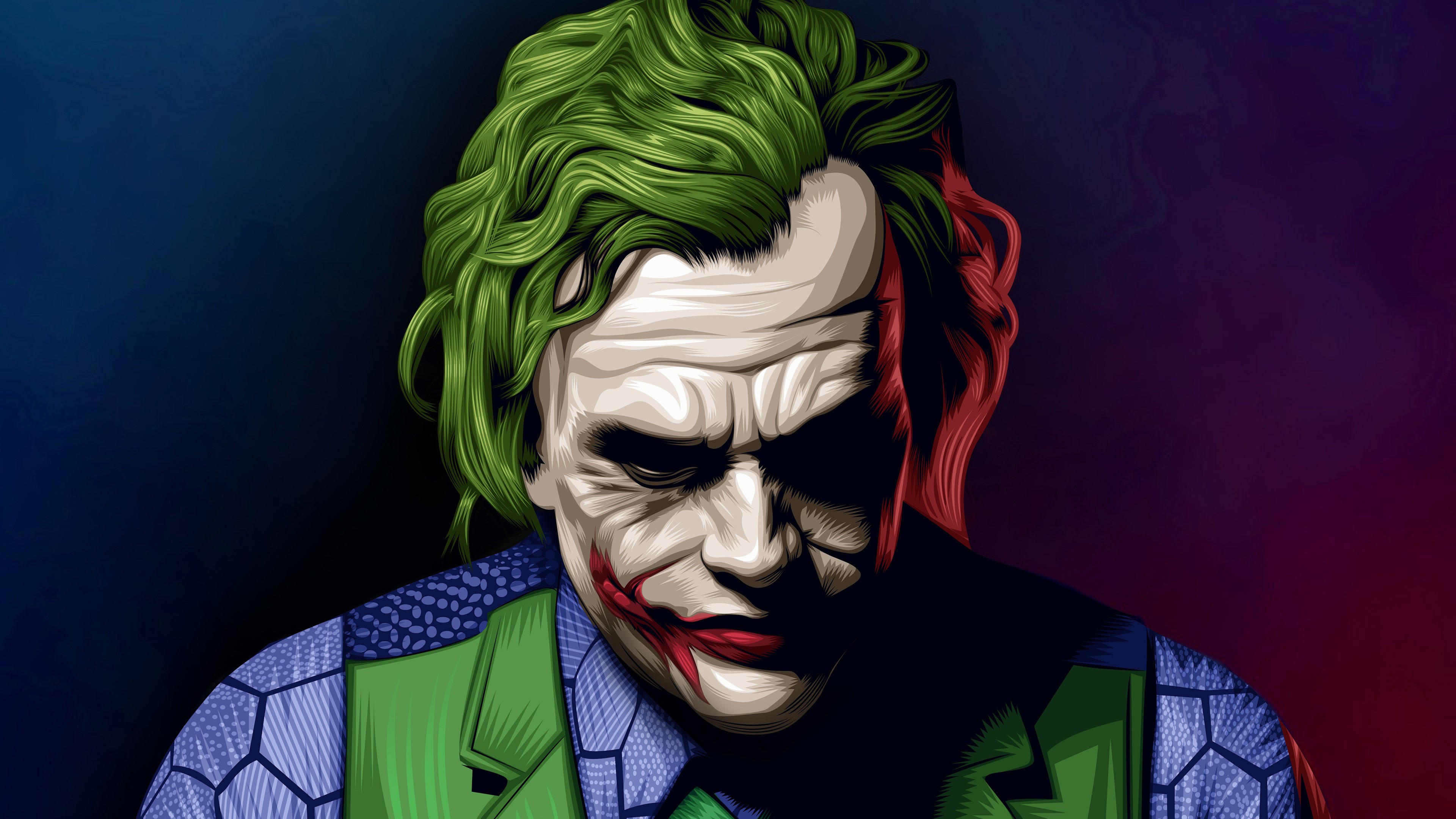 joker, hd, 4k, superheroes, artwork, artist, behance, digital art, HD Wallpaper