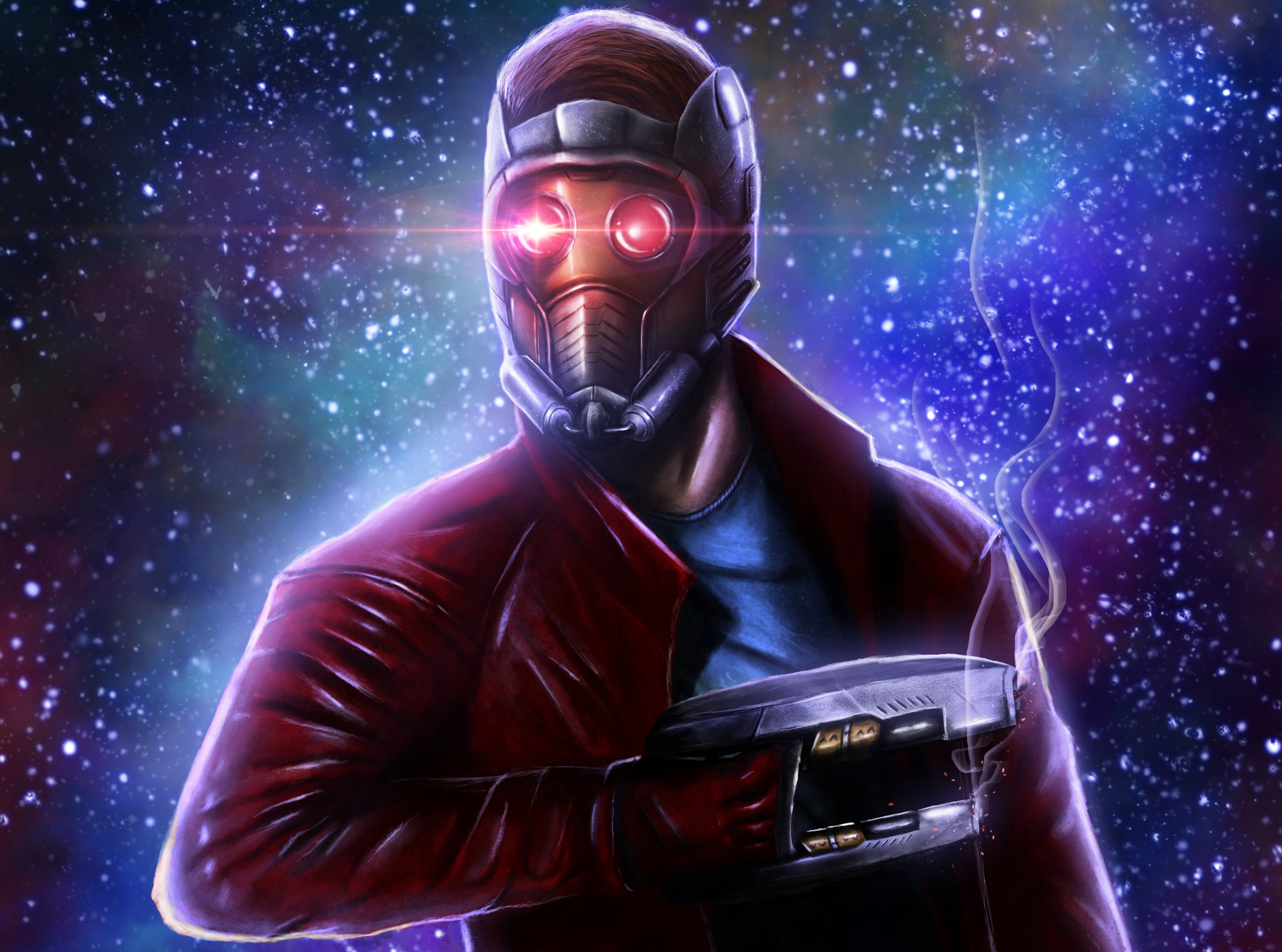 star lord, 5k, artwork, artist, digital art, superheroes, HD Wallpaper