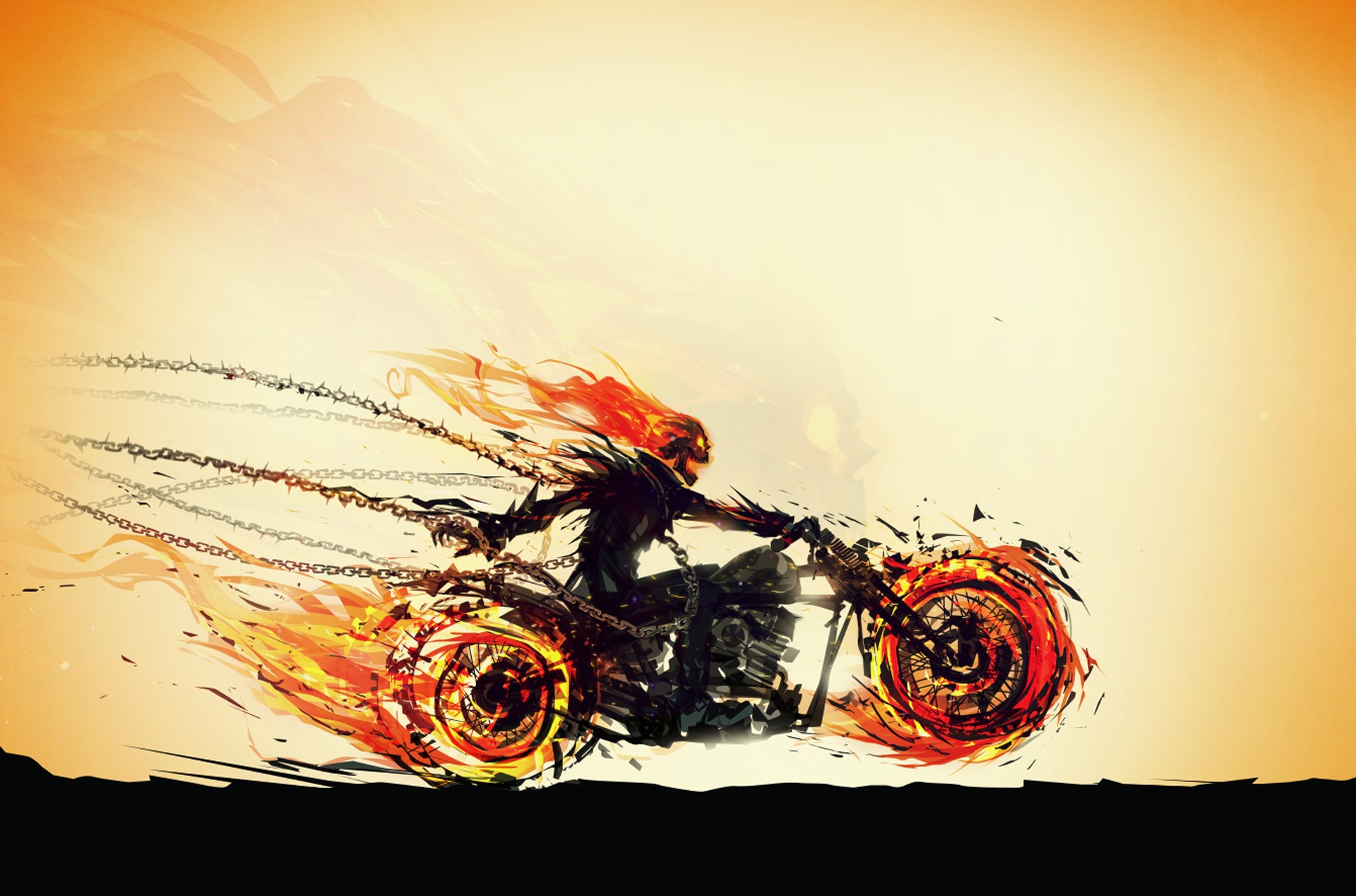 ghost rider, hd, artist, artwork, deviantart, superheroes, HD Wallpaper