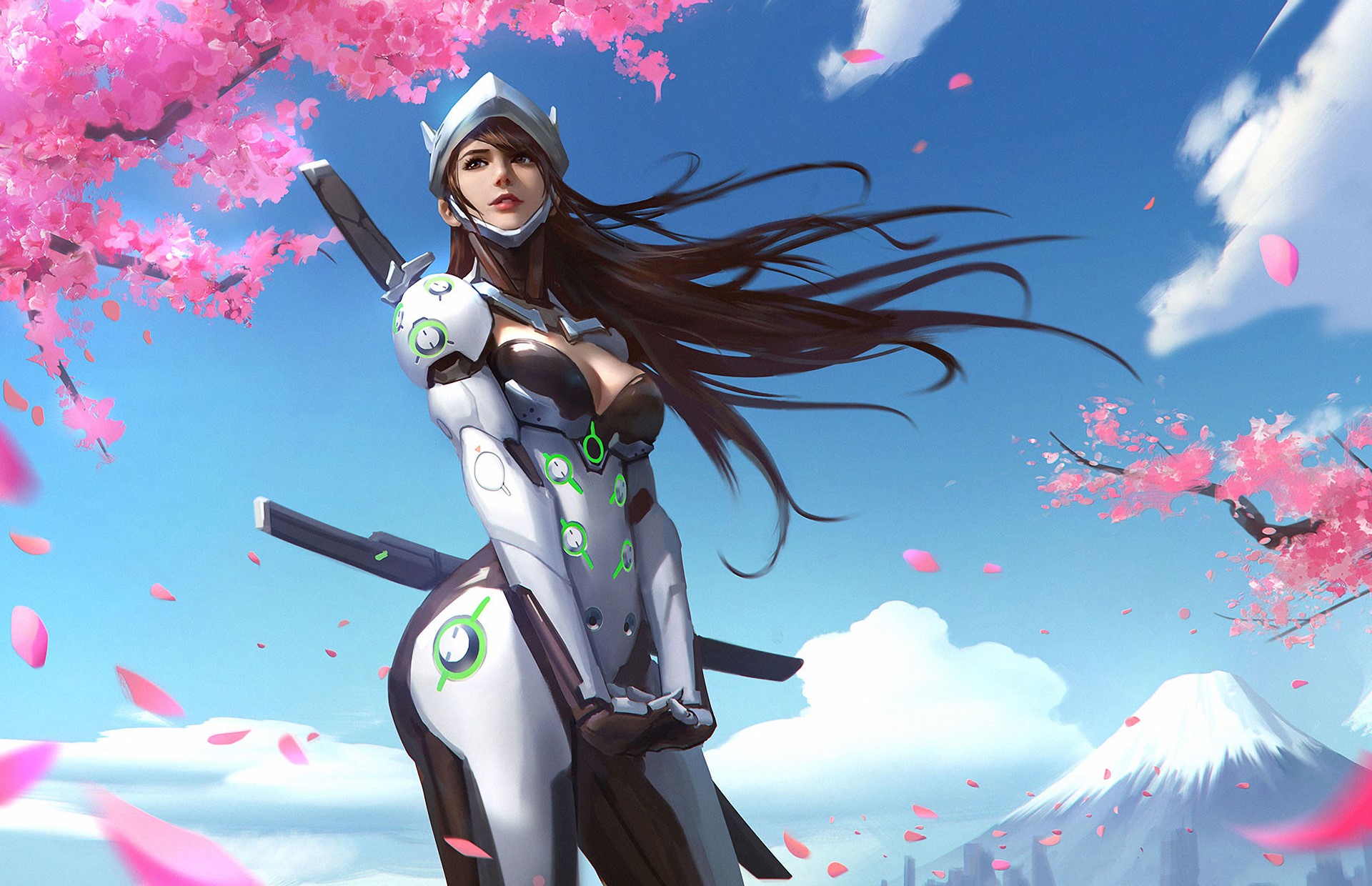 genji overwatch, overwatch, games, artwork, hd, artist, digital art, fantasy girls, artstation, HD Wallpaper