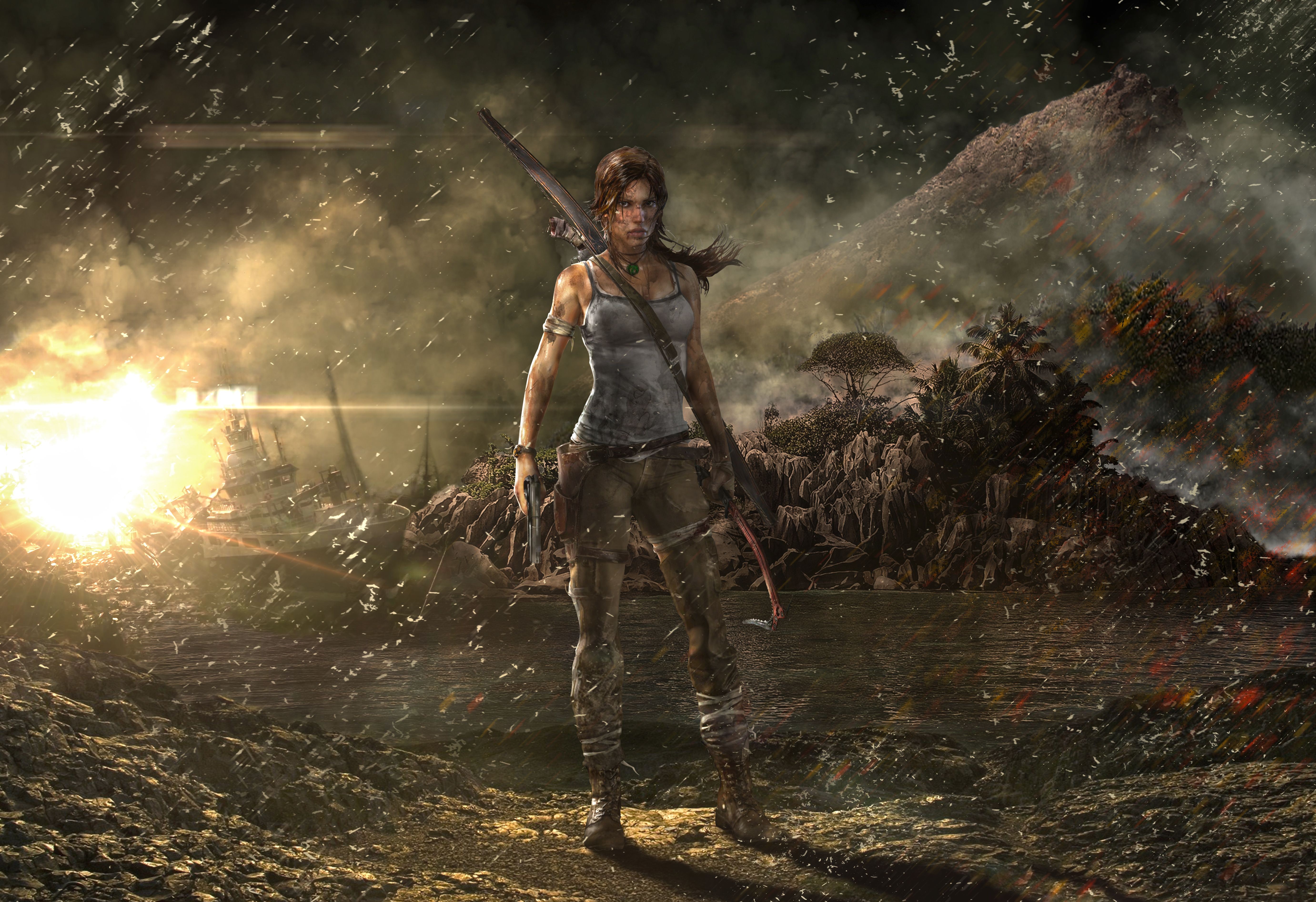 tomb raider, hd, 4k, 5k, artist, artwork, HD Wallpaper