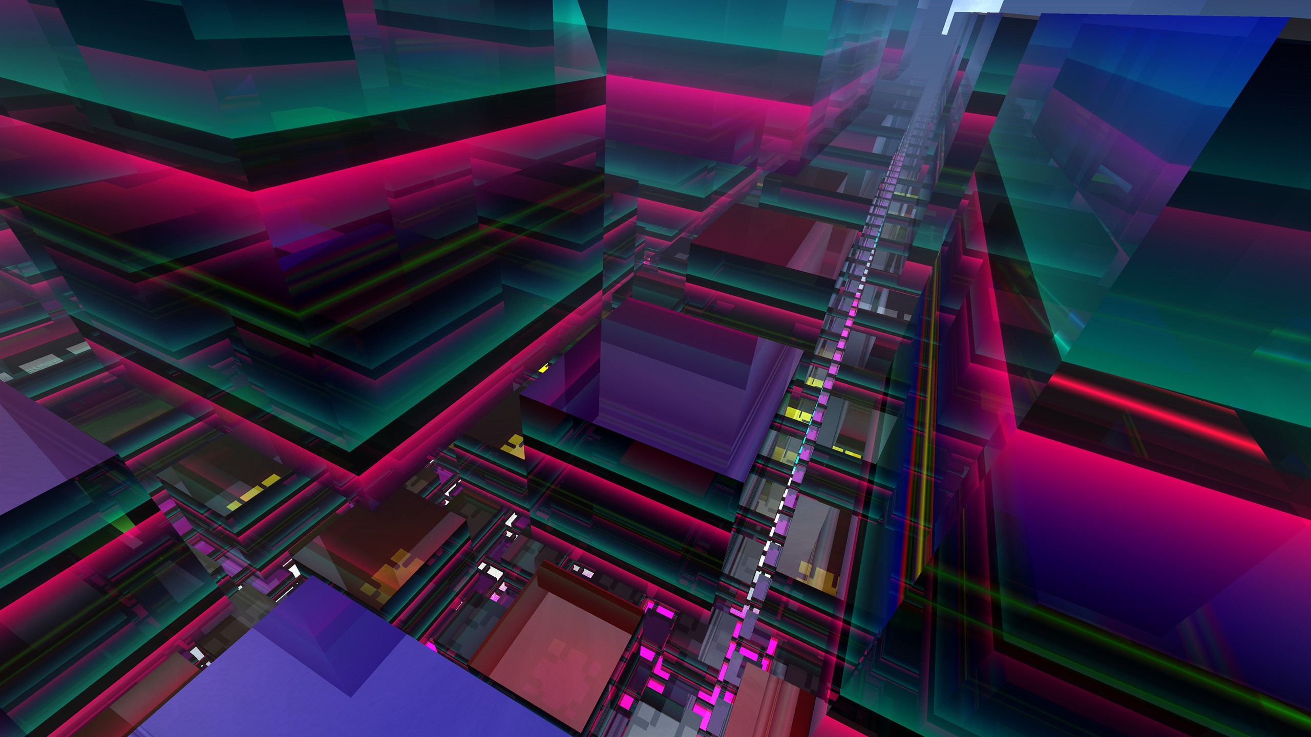 3d, glass, abstract, hd, HD Wallpaper